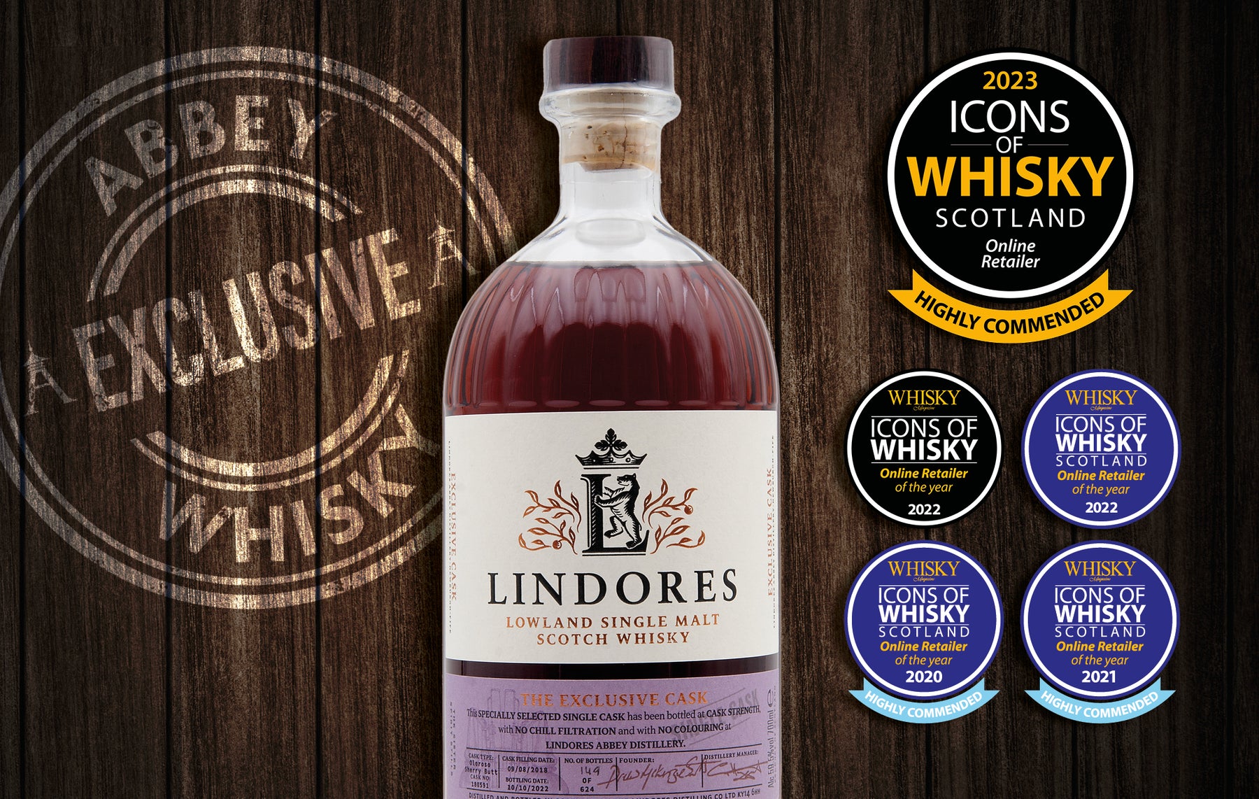 Lindores Abbey Single Cask #591 | Abbey Whisky Exclusive
