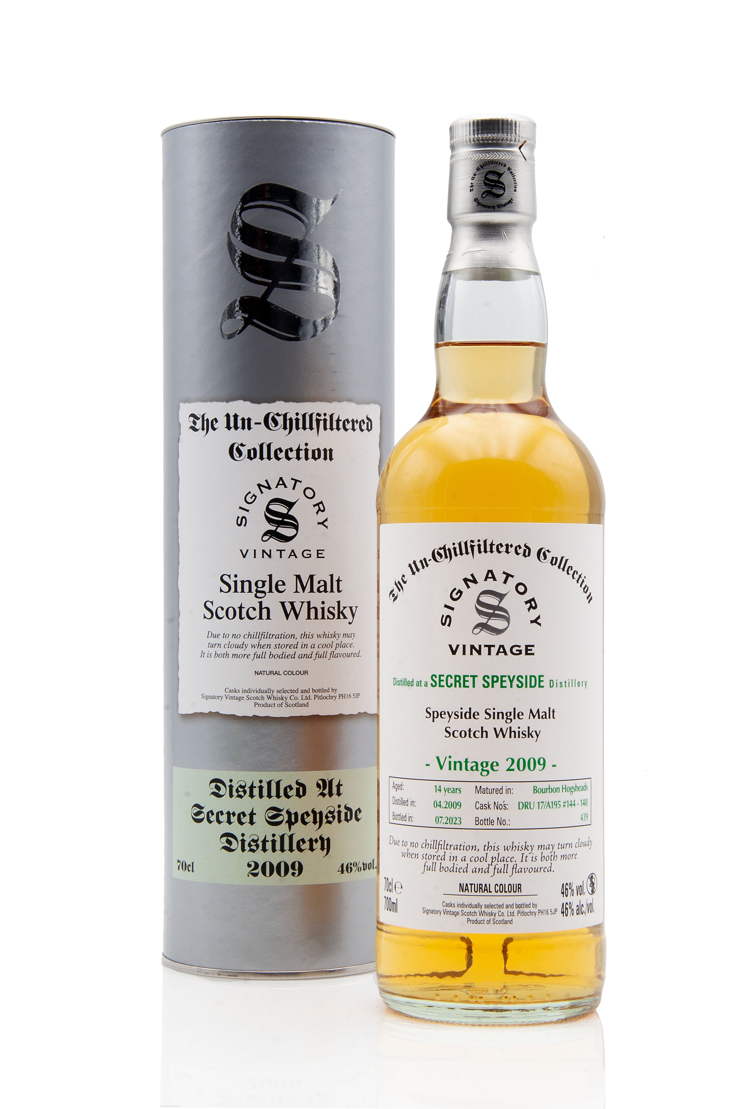Secret Speyside (M) 13 Year Old - 2009 | Un-Chillfiltered Collection - Signatory | Abbey Whisky