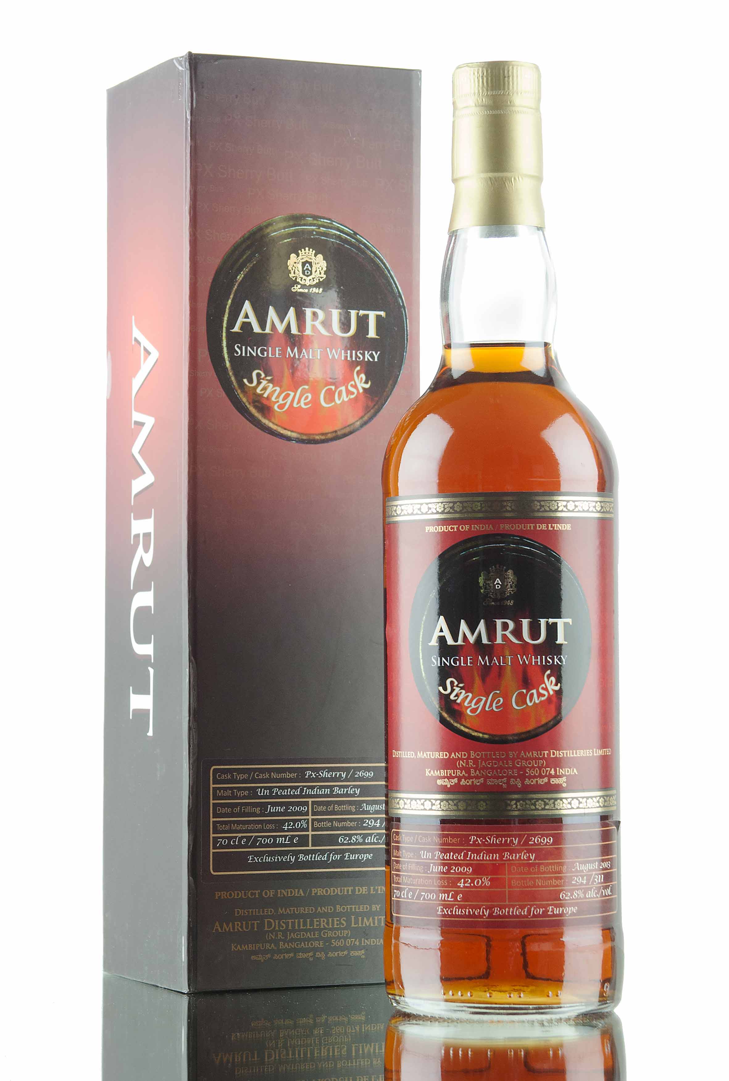 Amrut PX Sherry Cask 2699 / Indian Single Malt Whisky