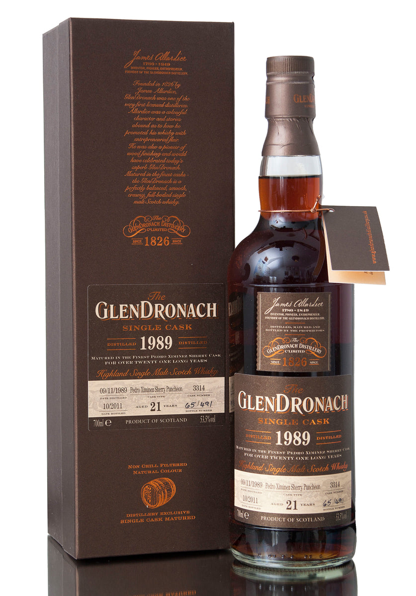 Glendronach 1989 / 21 Year Old / Cask 3314