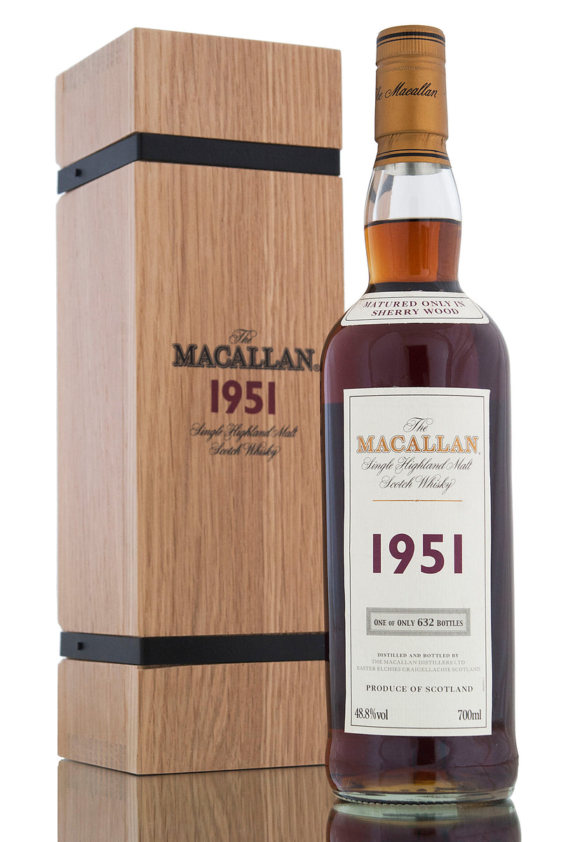Macallan 1951 / 50 Year Old / Fine & Rare