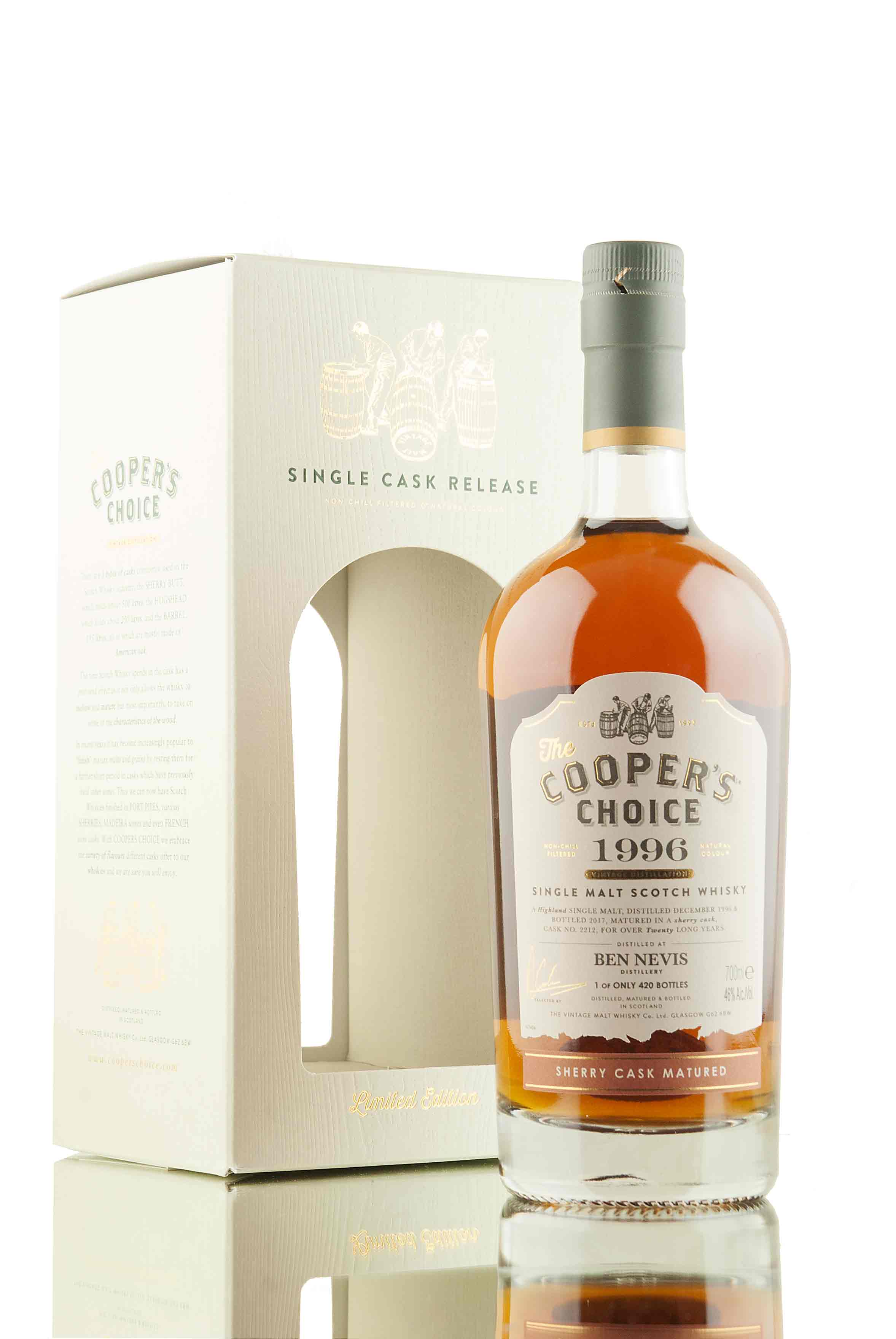 Ben Nevis 20 Year Old - 1996 | Cask 2212 | The Cooper's Choice