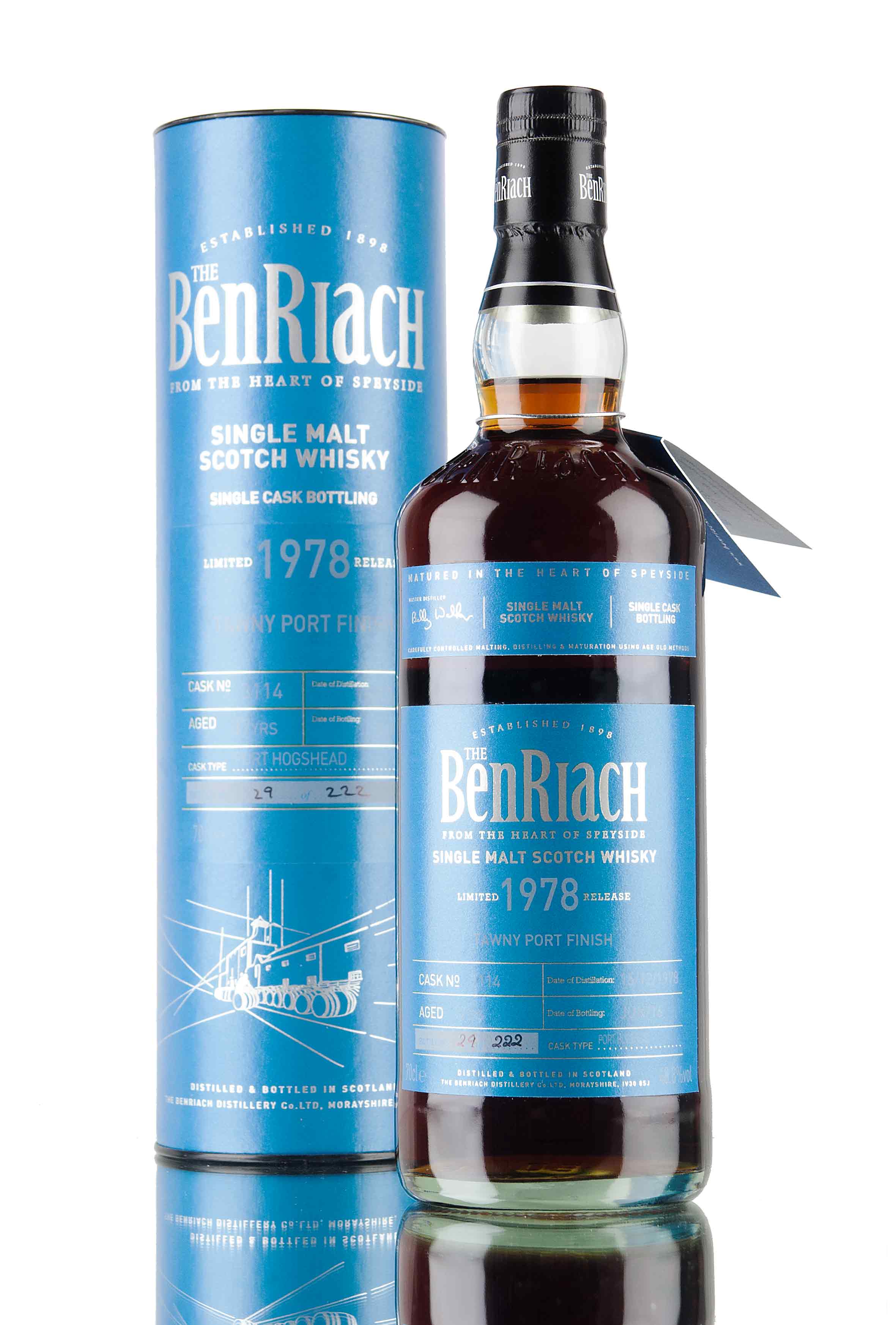 BenRiach 37 Year Old - 1978 / Single Cask 3114 / Batch 13