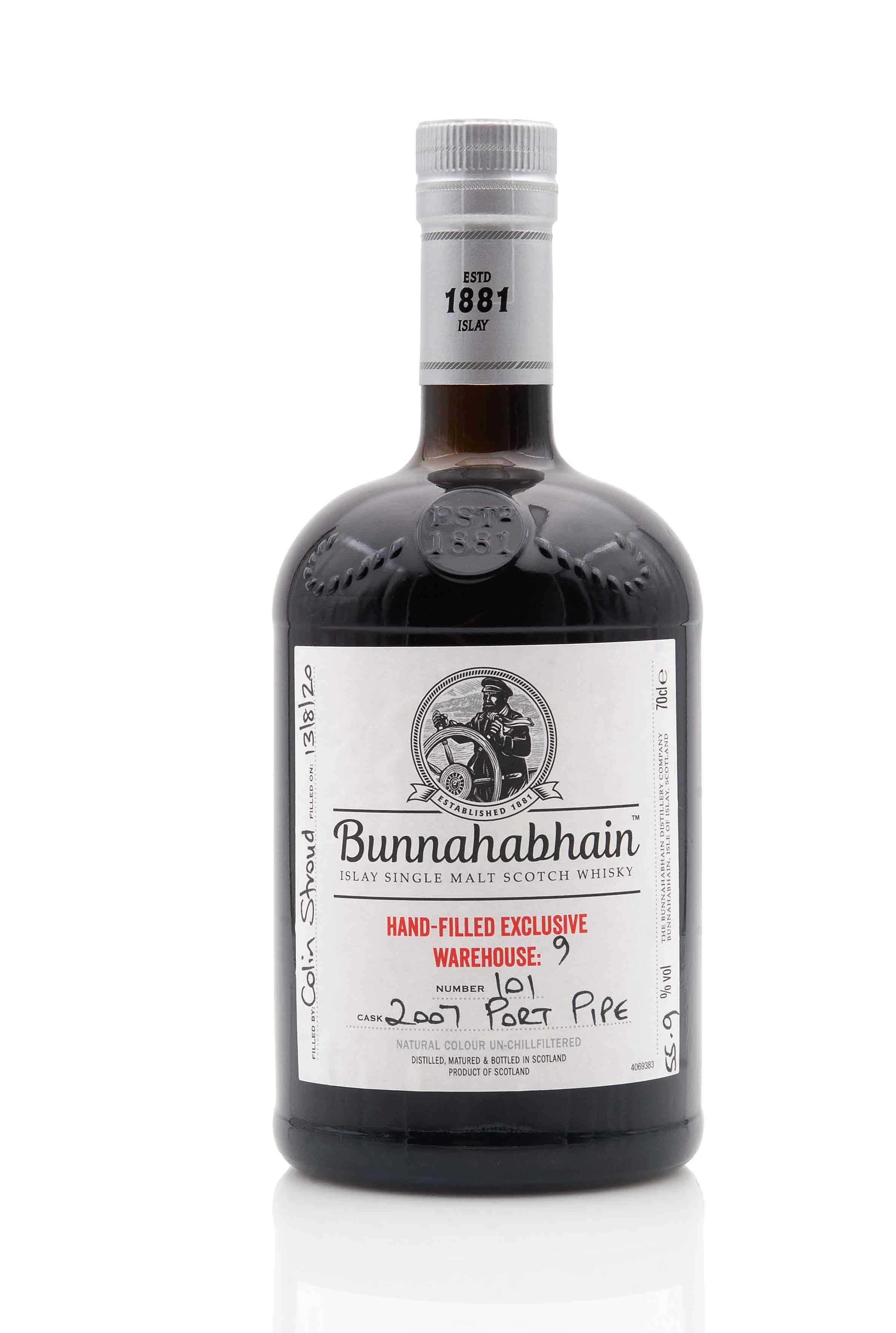 Bunnahabhain 2007 | Port Pipe Cask 101 | Hand-Filled Exclusive | Abbey Whisky