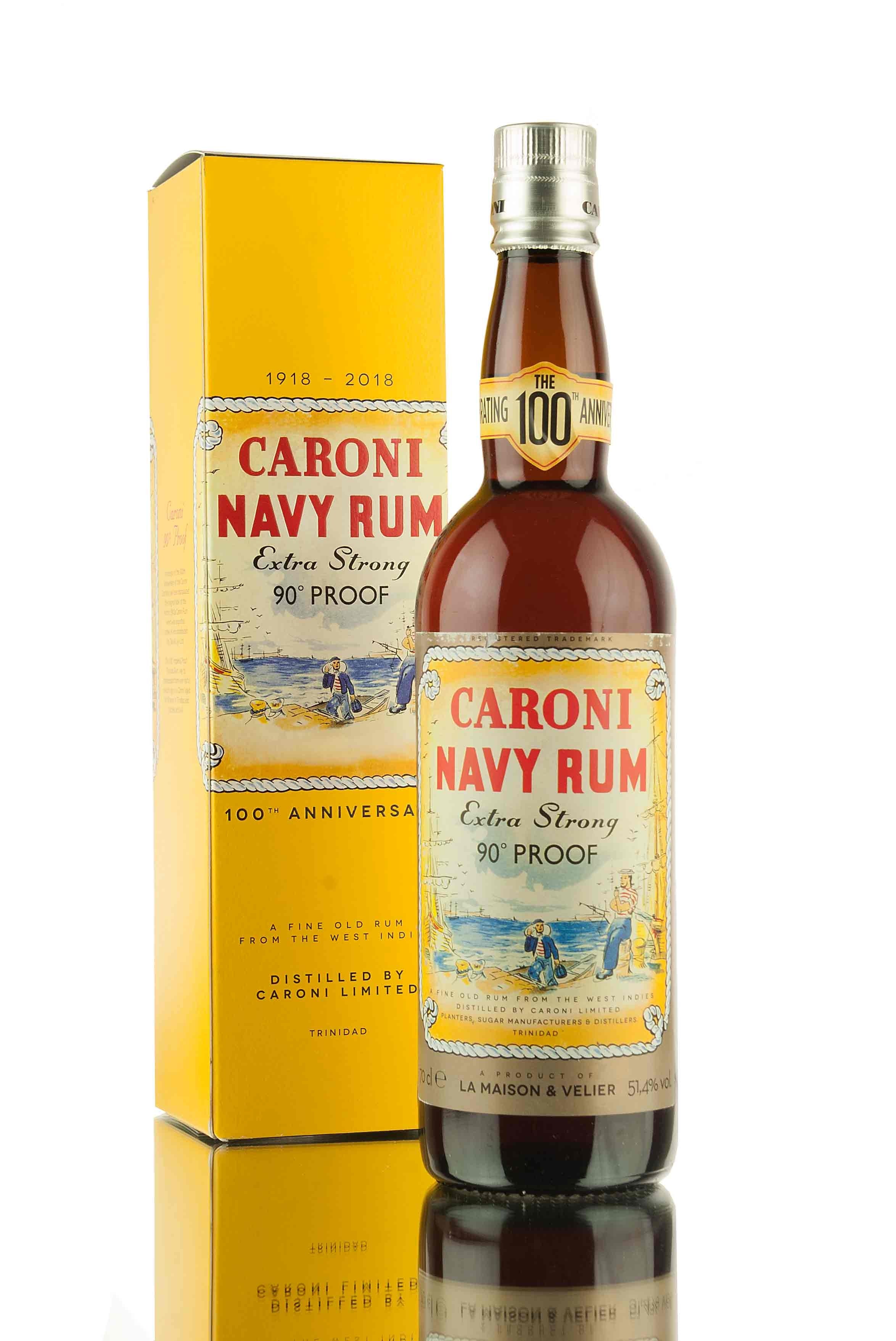Caroni 18 Year Old Navy Rum - 100th Anniversary
