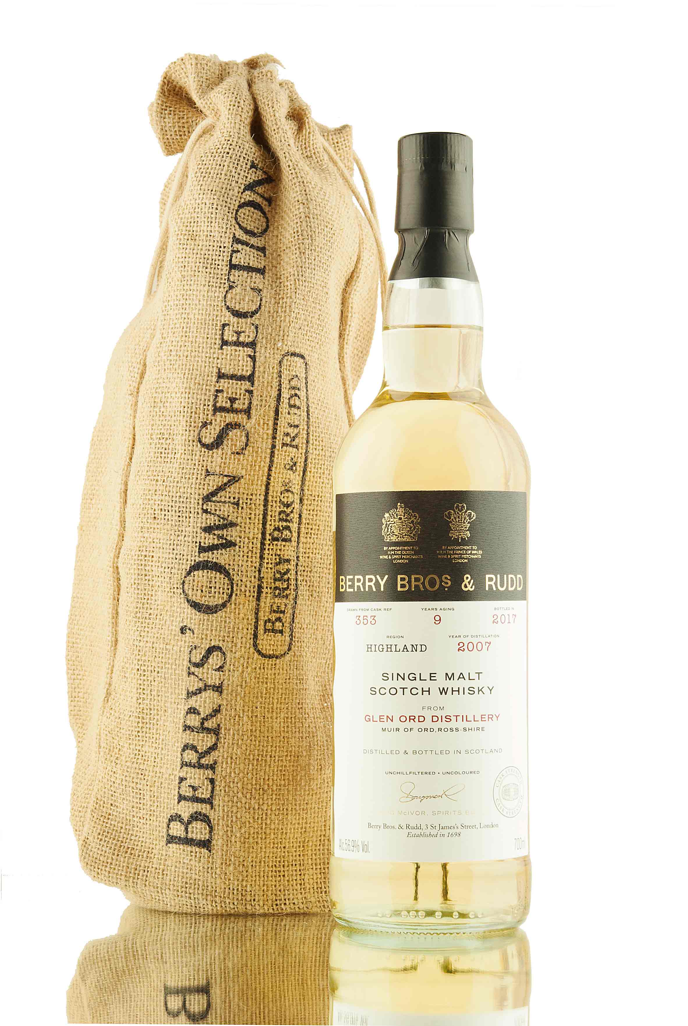 Glen Ord 9 Year Old - 2007 | Cask 353 | Berry Bros