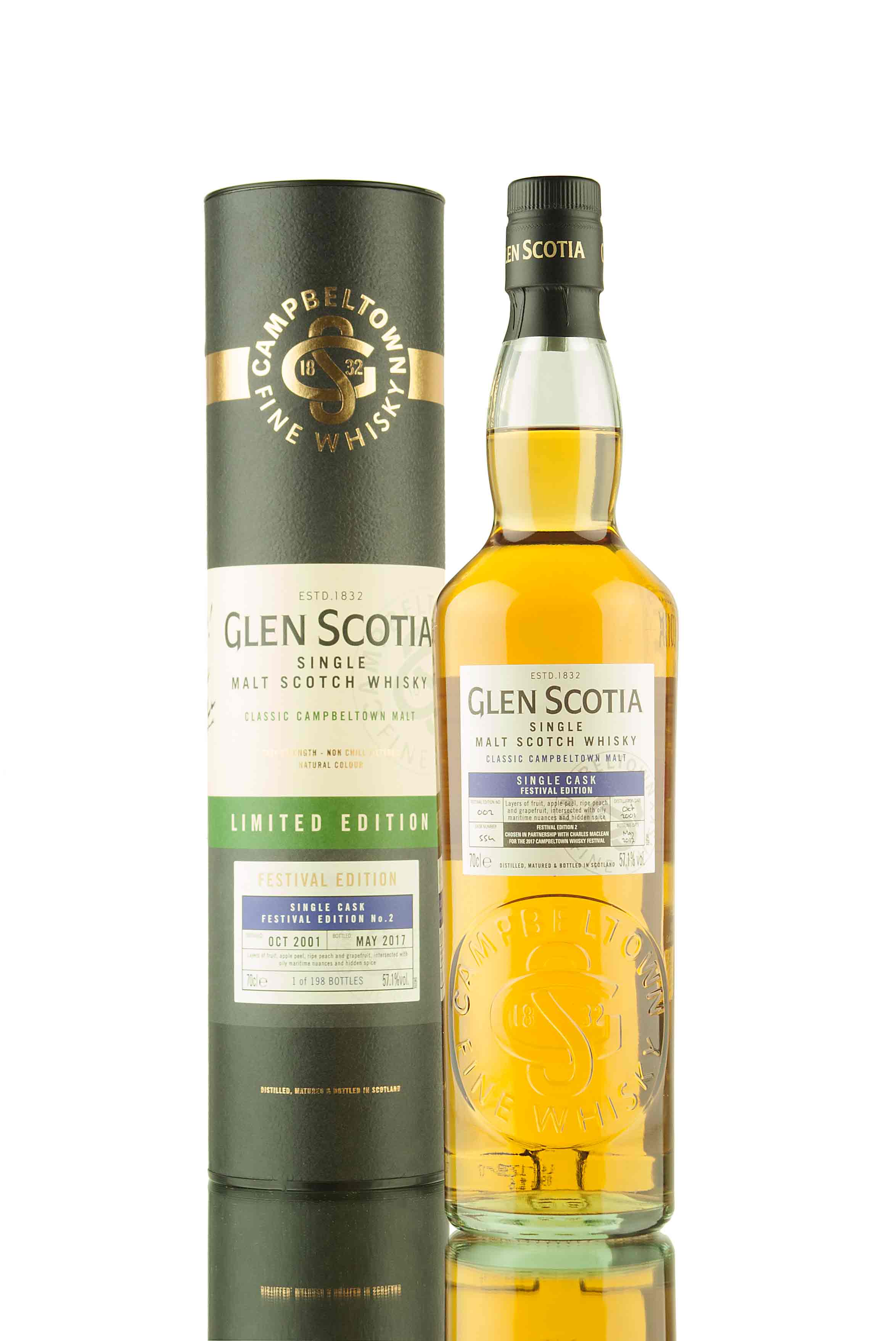 Glen Scotia 15 Year Old - 2001 | Cask 554 | Festival Edition 2