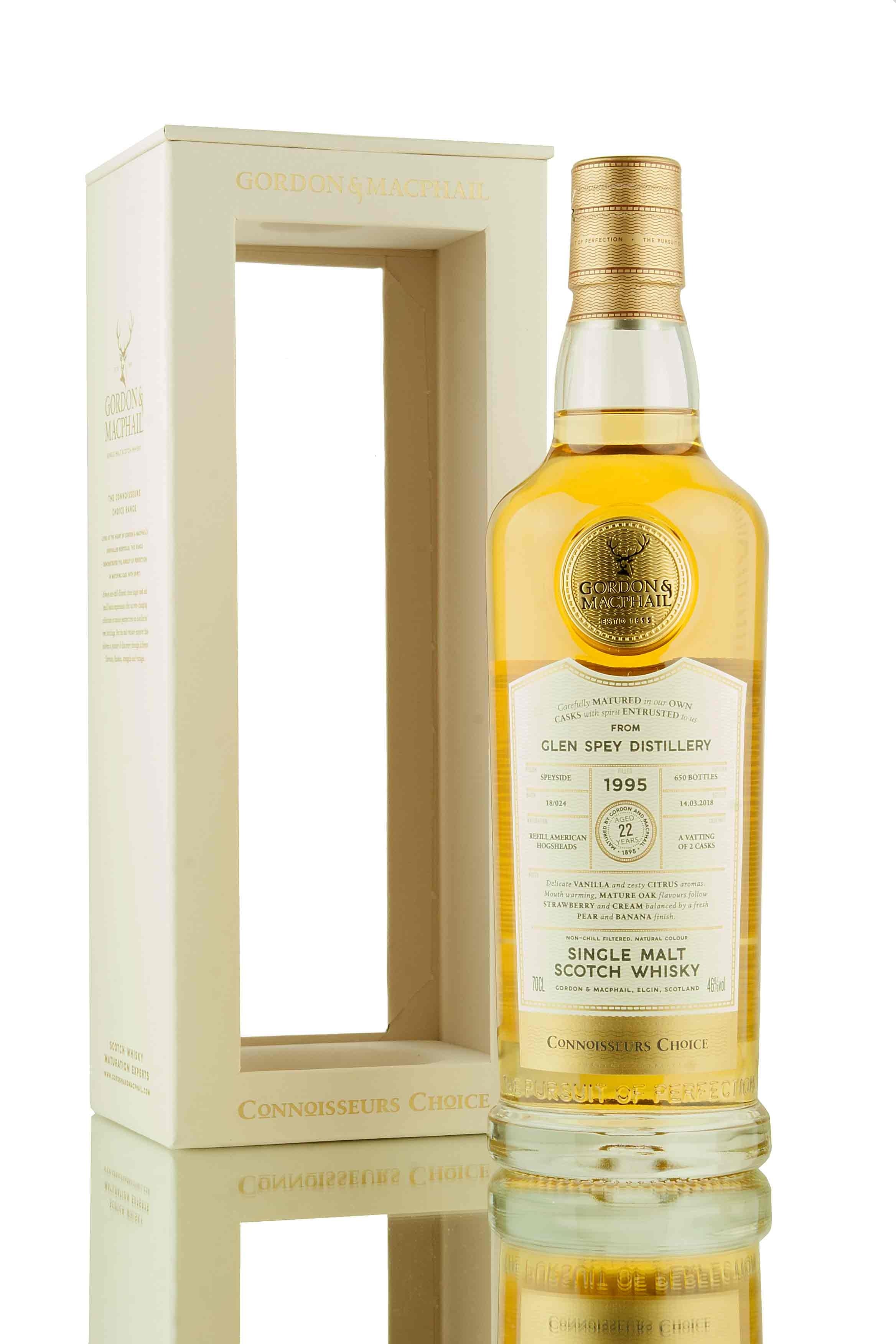 Glen Spey 22 Year Old - 1995 | Connoisseurs Choice