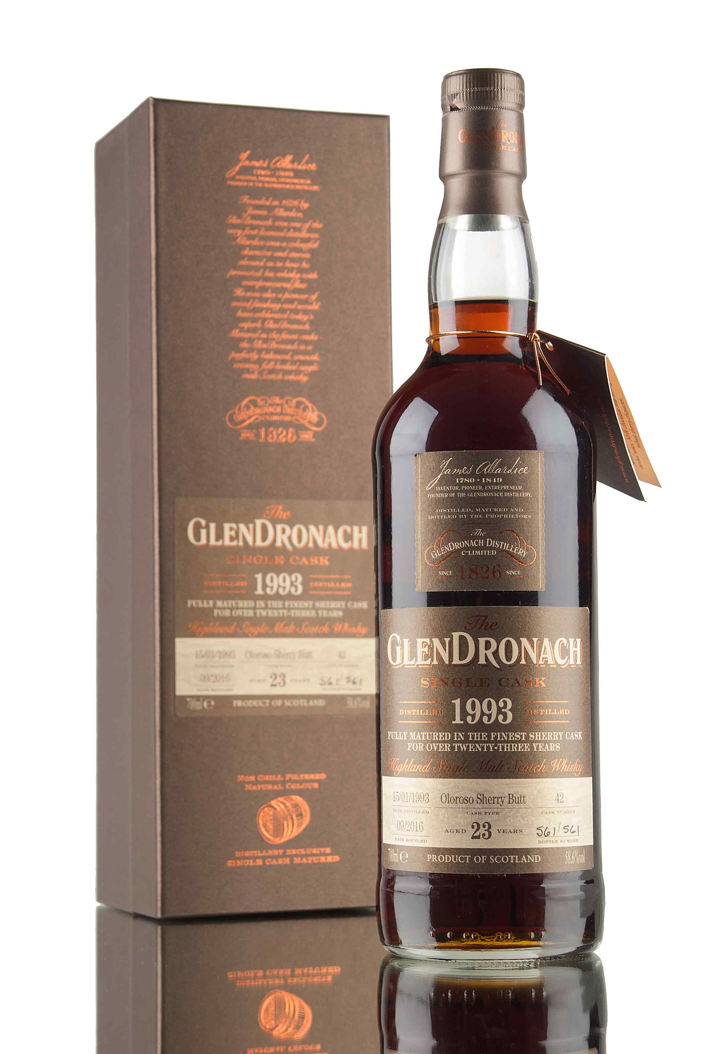 GlenDronach 23 Year Old - 1993 / Single Cask 42 / Batch 14