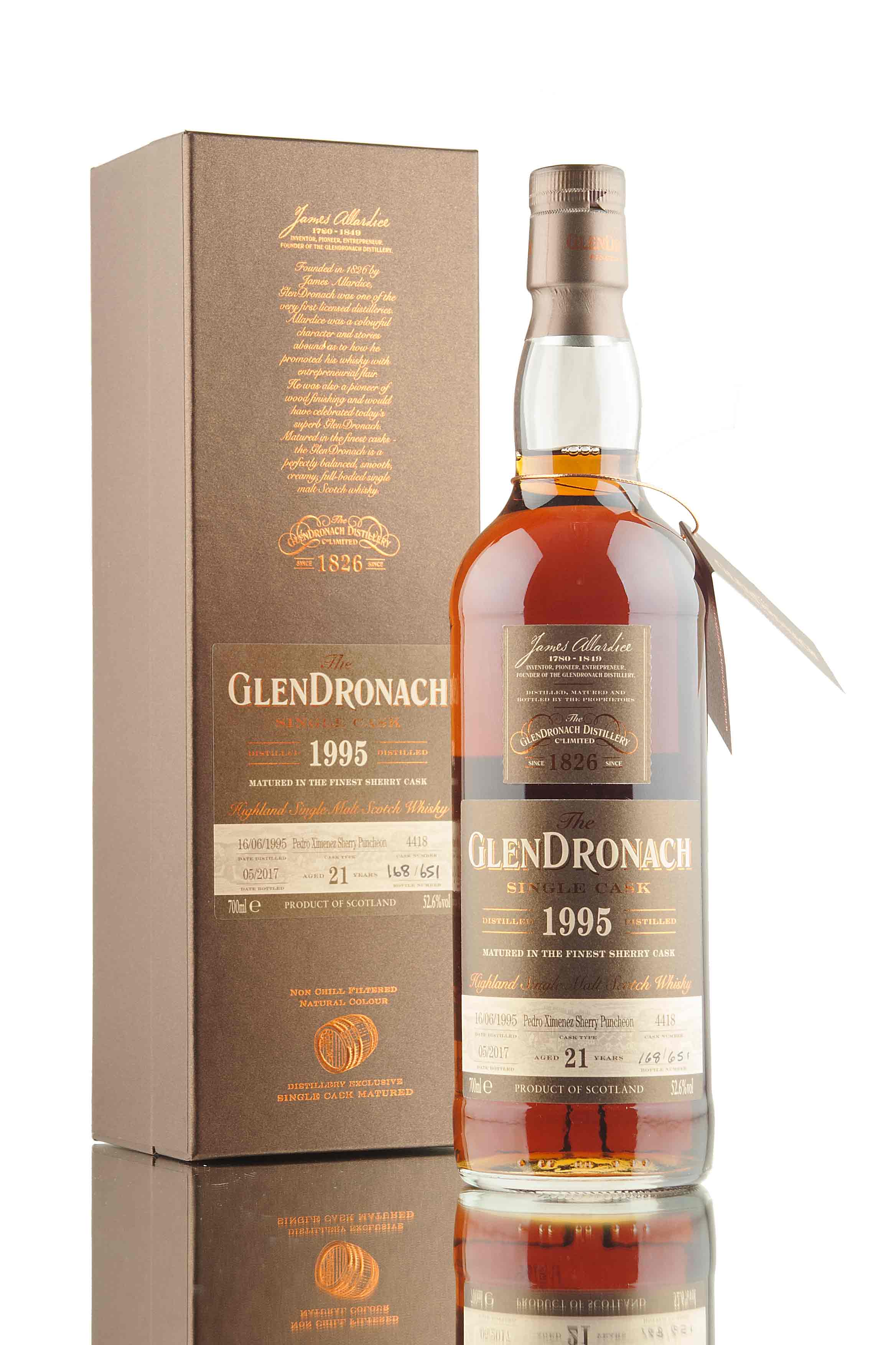 GlenDronach 21 Year Old - 1995 | Single Cask 4418 | Batch 15