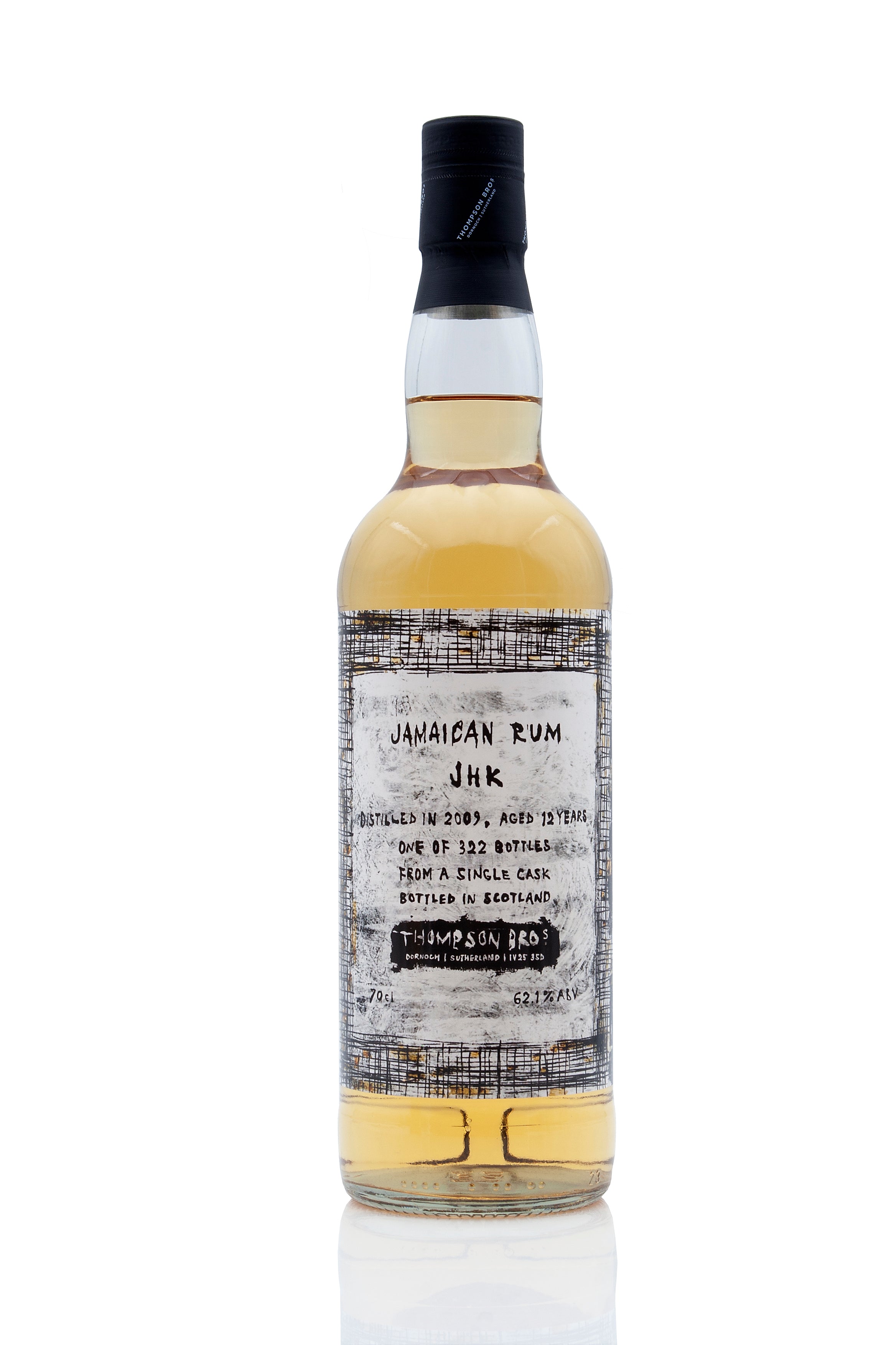 Hampden 12 Year Old Jamaican Rum 'JHK' - 2009 | Thompson Bros. | Abbey Whisky