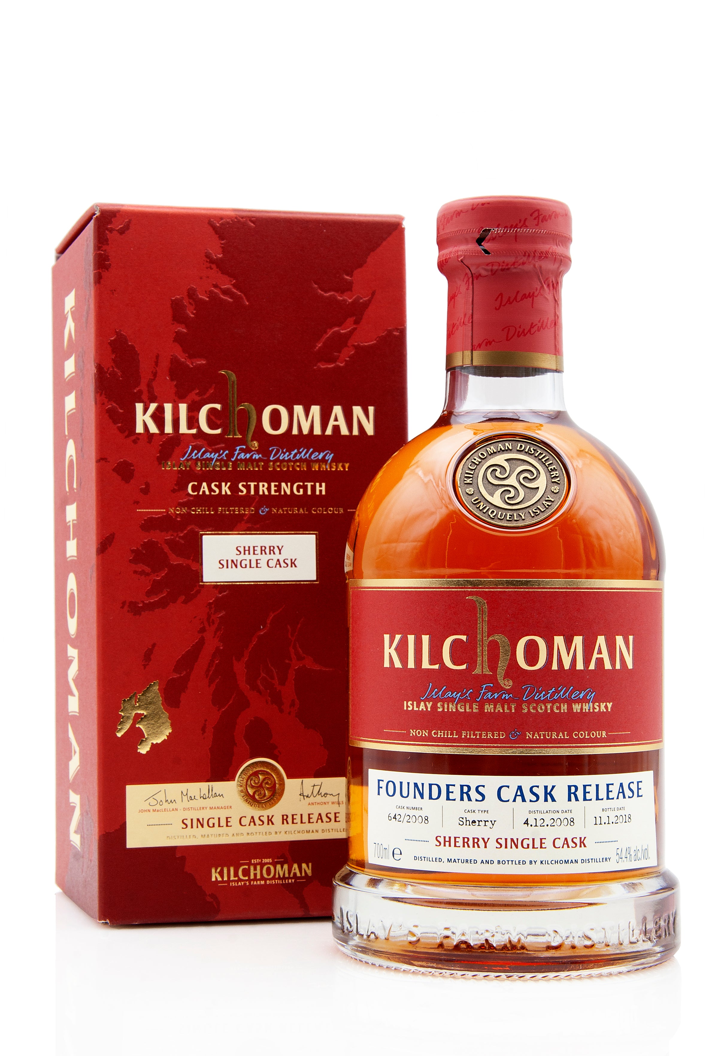 Kilchoman Founders Cask Release 1 (Cask 642/2008) | Abbey Whisky Online