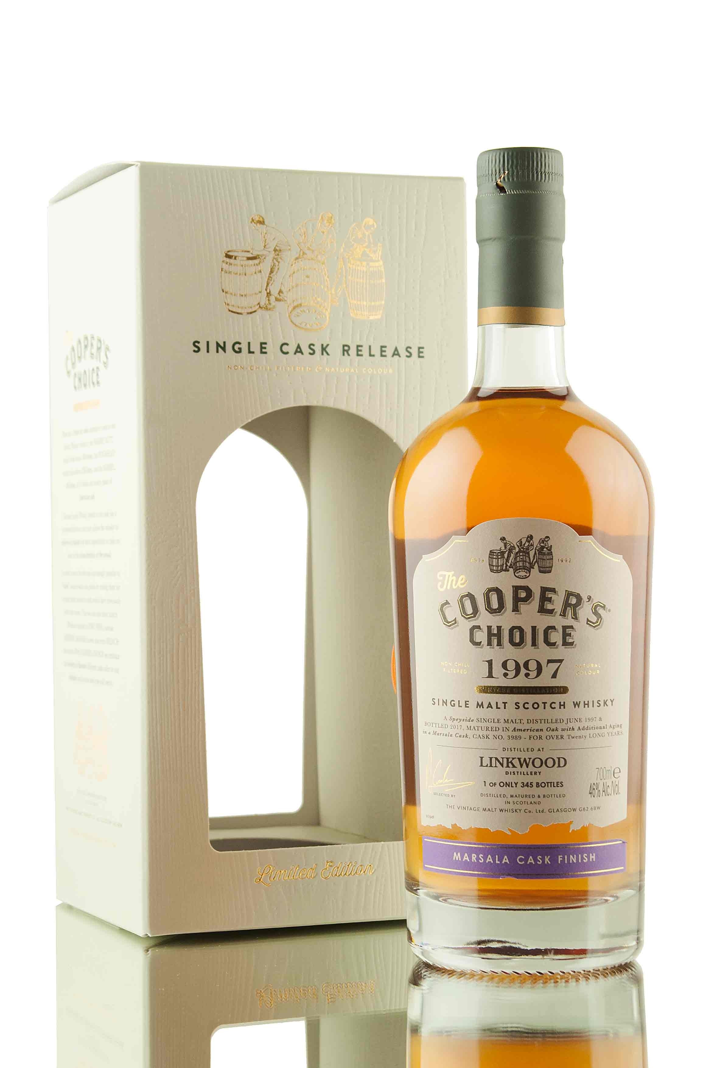 Linkwood 20 Year Old - 1997 | Cask 3989 | The Cooper's Choice