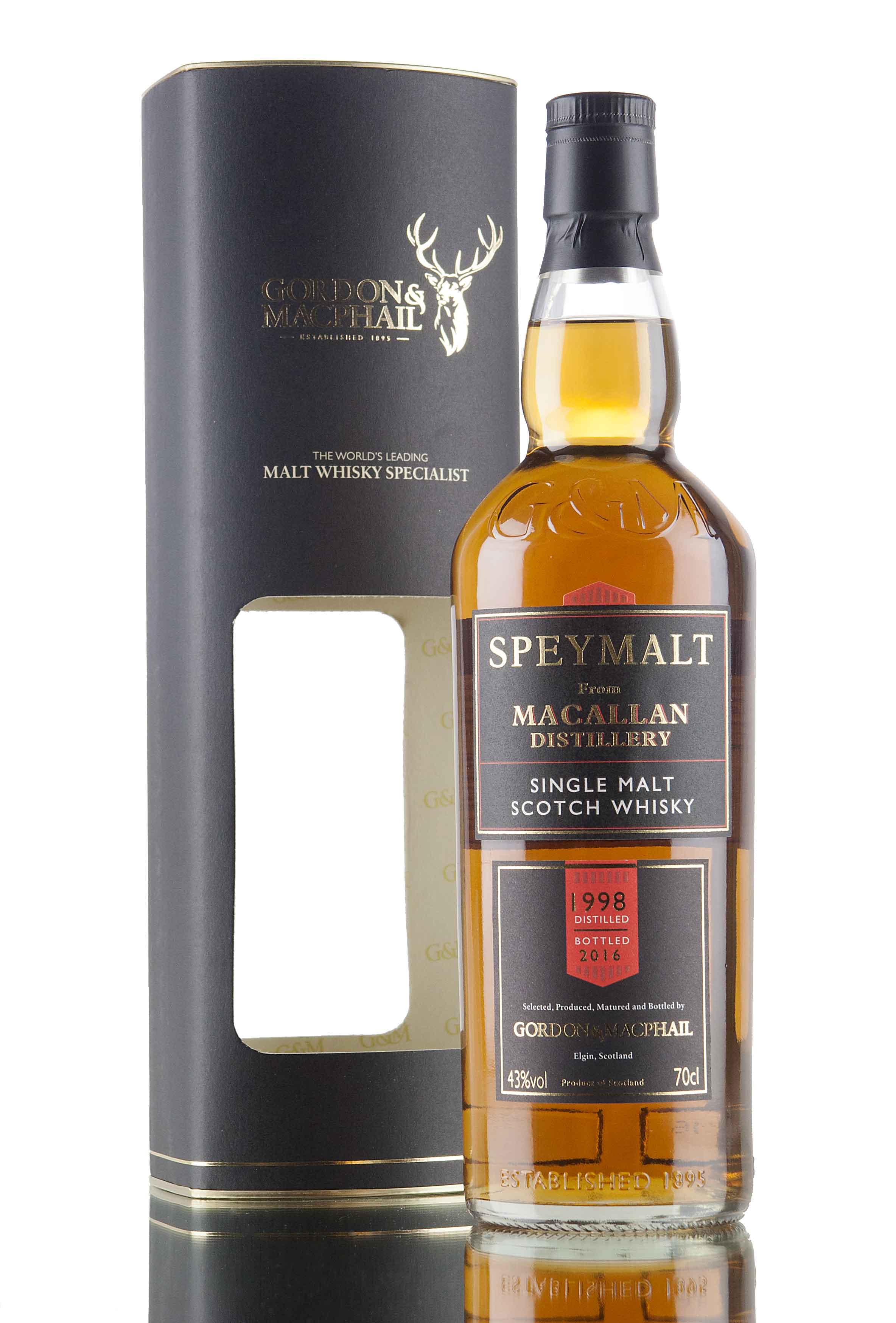 Macallan 1998 Speymalt - Bottled 2016 / Gordon & MacPhail