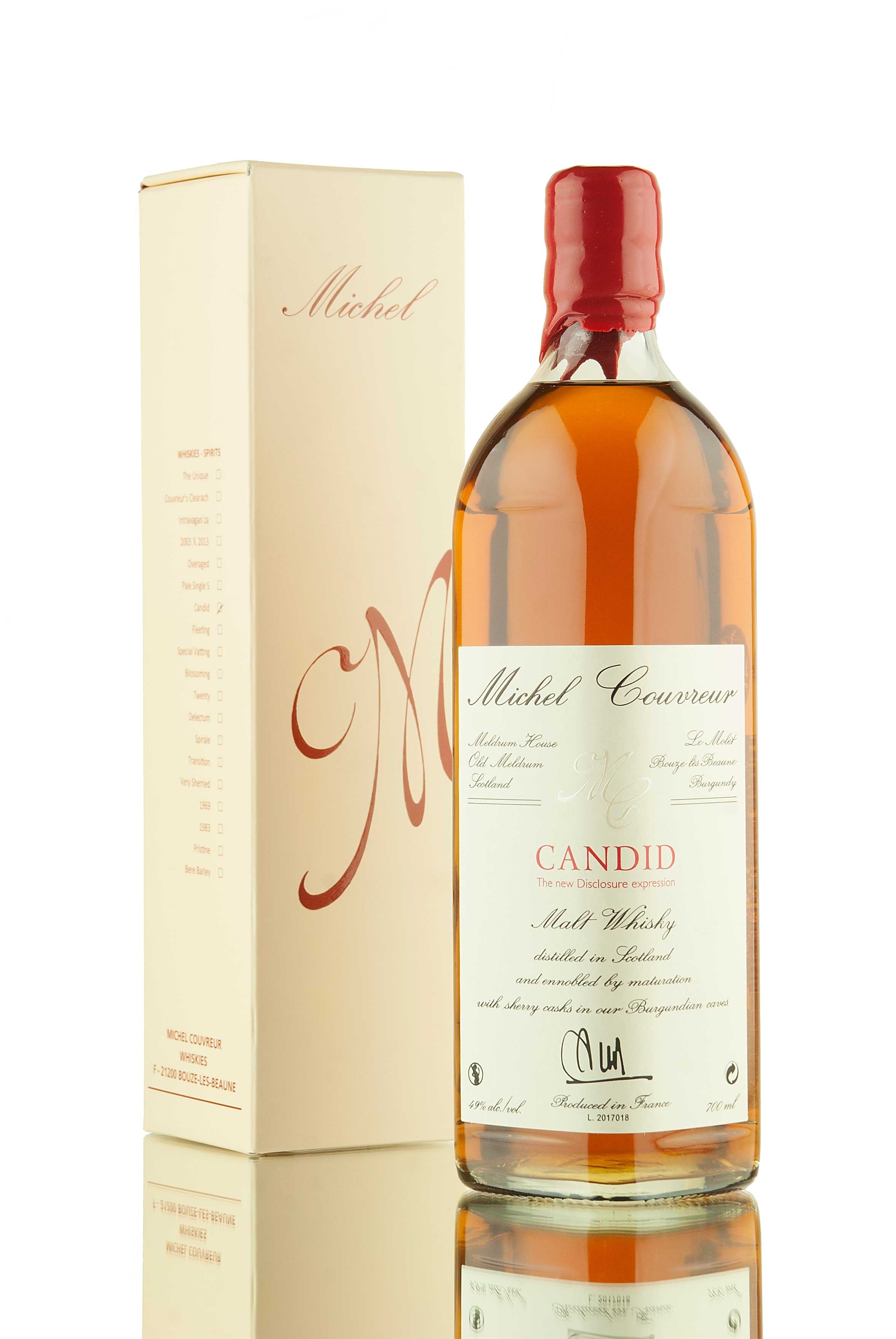 Michel Couvreur Candid Malt Whisky