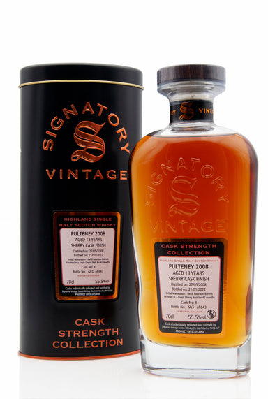 Pulteney 13 Year Old - 2008 | Cask 8 | Cask Strength Collection (Signatory) | Abbey Whisky Online