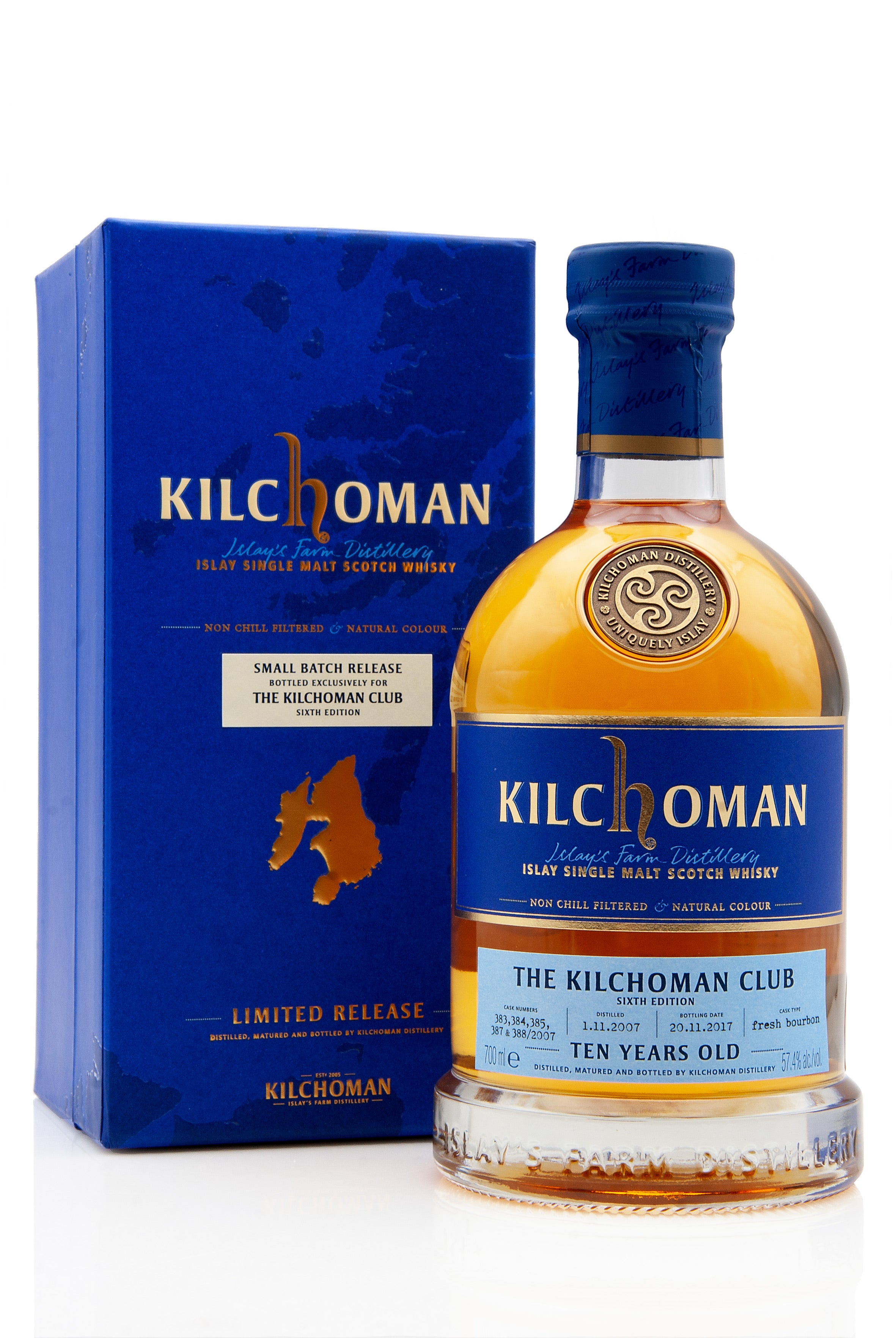 Kilchoman Club Sixth Edition | 10 Year Old - 2007 | Abbey Whisky Online