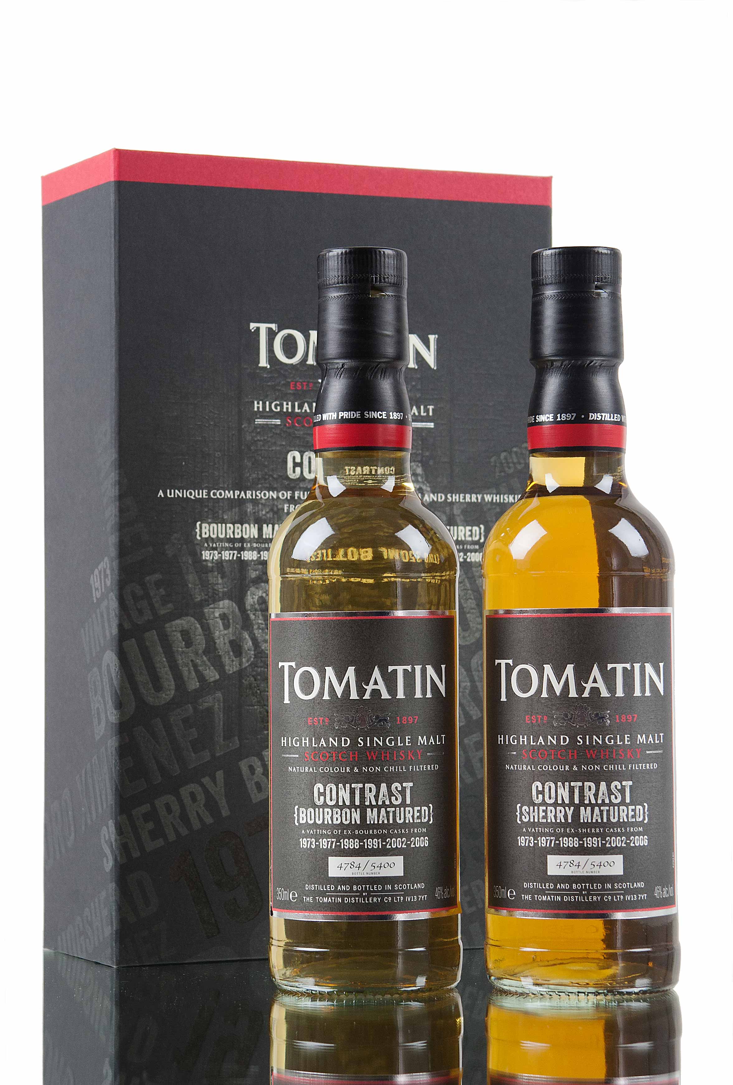 Tomatin Contrast / Limited Edition Double Whisky Pack