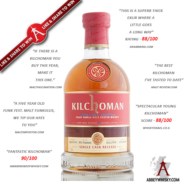Win a bottle of Kilchoman - AW Exclusive - Single Cask Whisky!