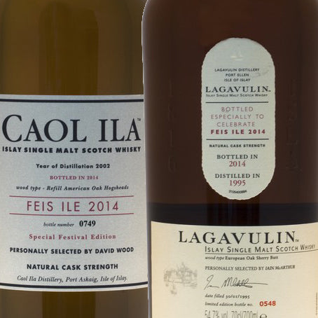 Feis Ile Bottlings Announced for Lagavulin & Caol Ila