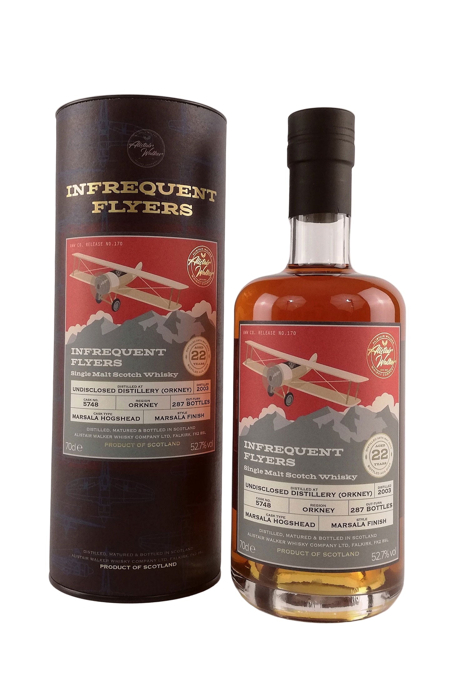 Undisclosed Orkney 22 Year Old - 2003 | Cask 5748 | Infrequent Flyers Batch 19 | Abbey Whisky
