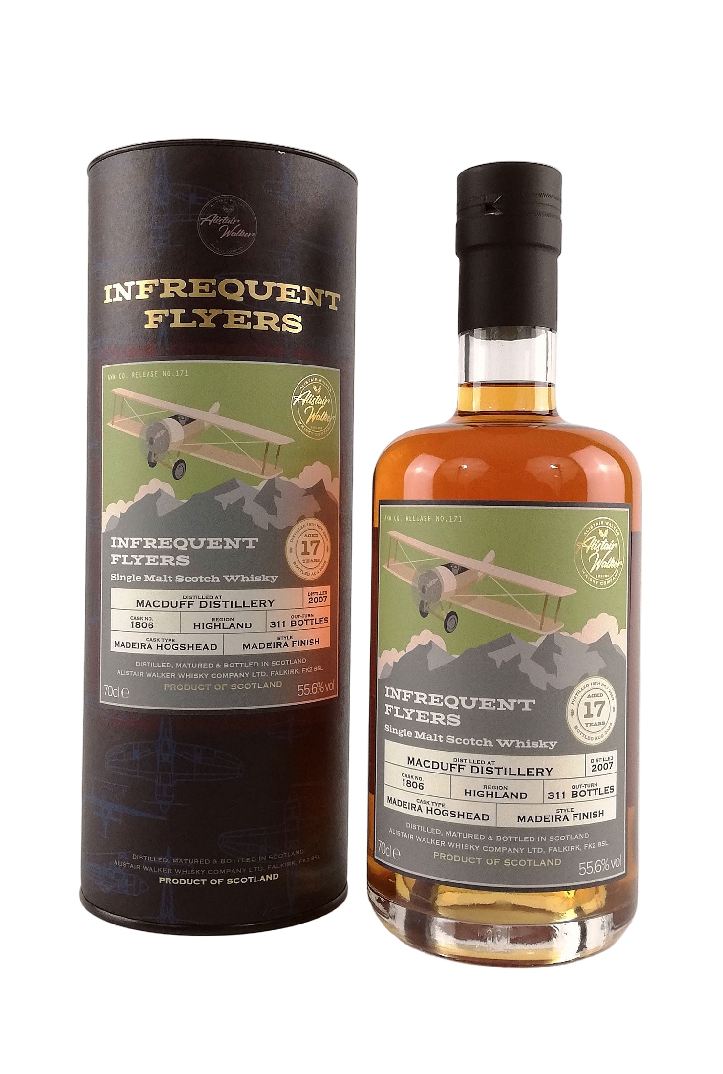 Macduff 17 Year Old - 2007 | Cask 1806 | Infrequent Flyers Batch 19 | Abbey Whisky