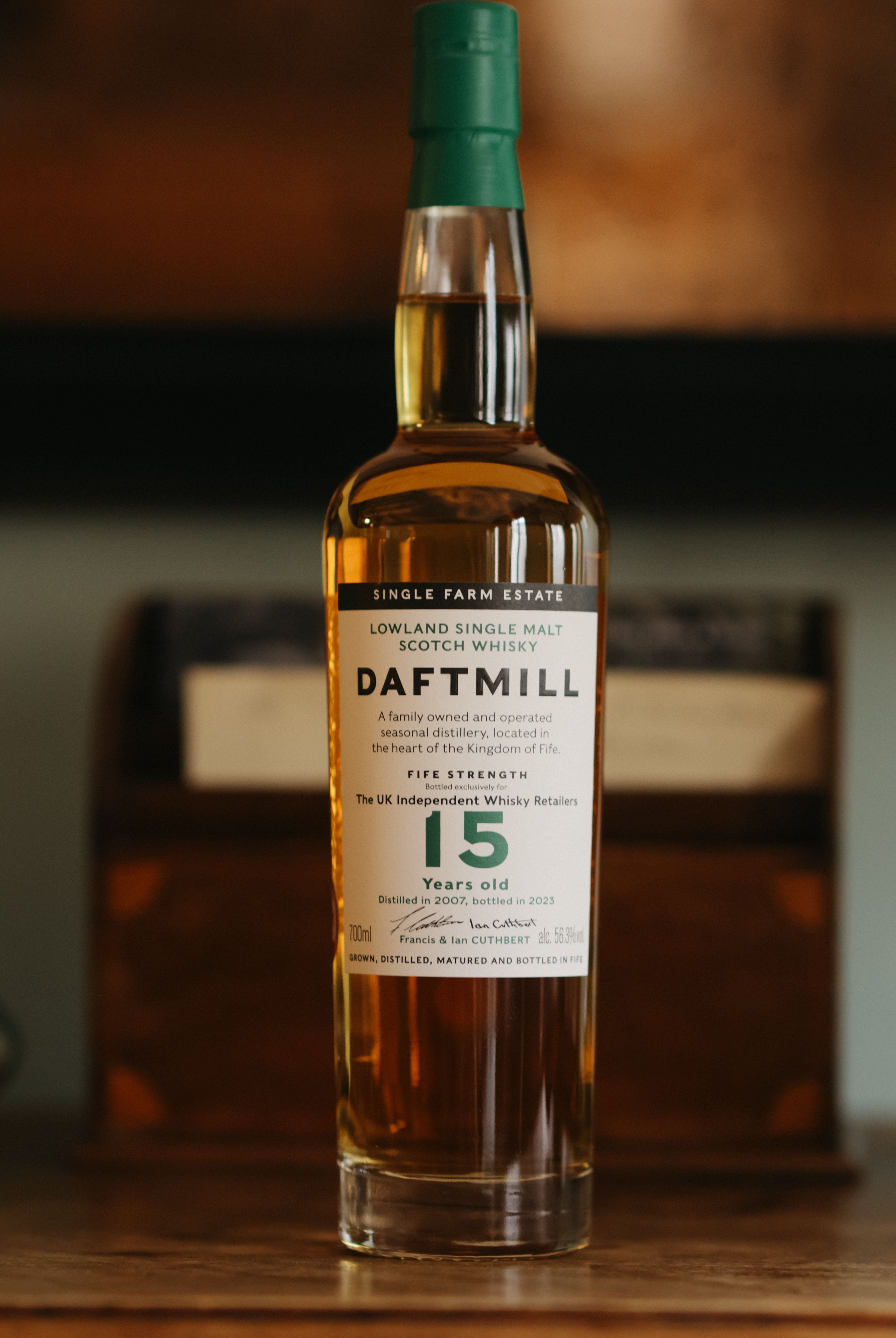 Daftmill 15 Year Old Cask Strength - 56.3% | Bottled 2023 | Abbey Whisky
