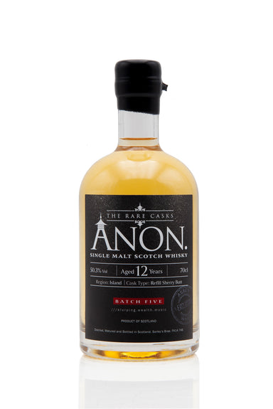 Anon. Batch 5 - 12 Year Old | AW Exclusive | Abbey Whisky