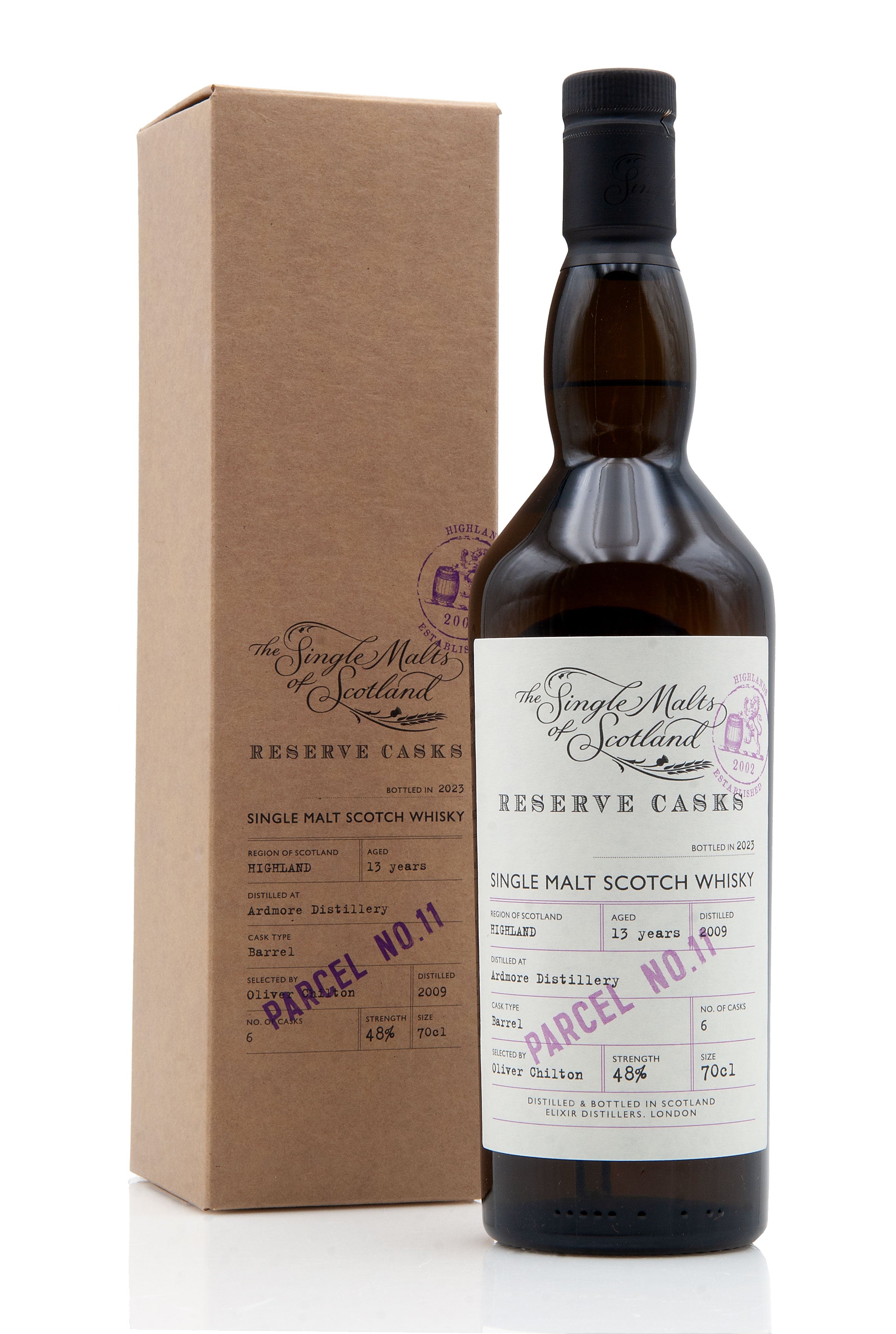 Ardmore 13 Year Old - 2009 | Reserve Casks Parcel No.11 | Abbey Whisky