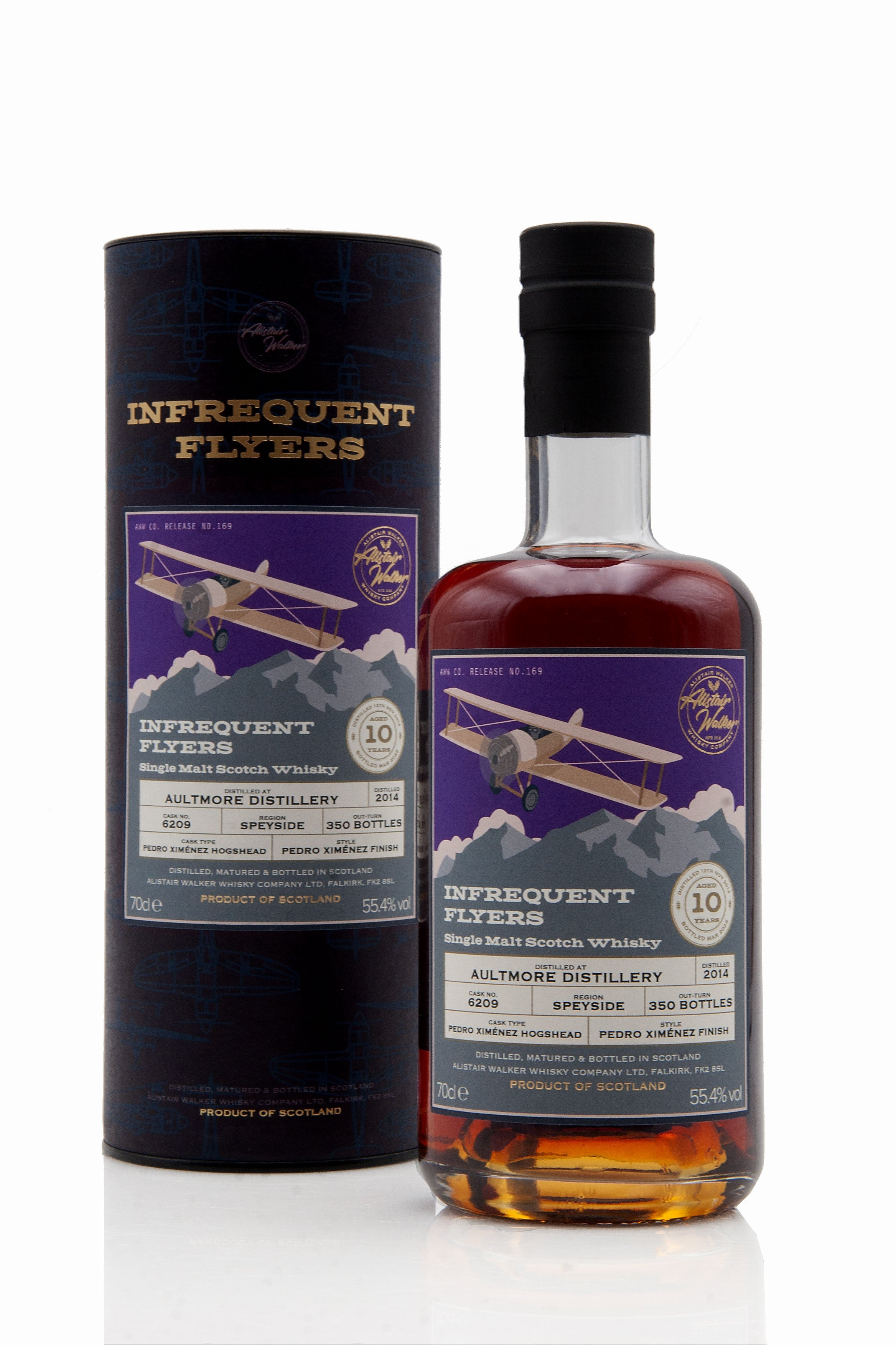 Aultmore 10 Year Old - 2014 | Cask 6209 | Infrequent Flyers Batch 18 | Abbey Whisky