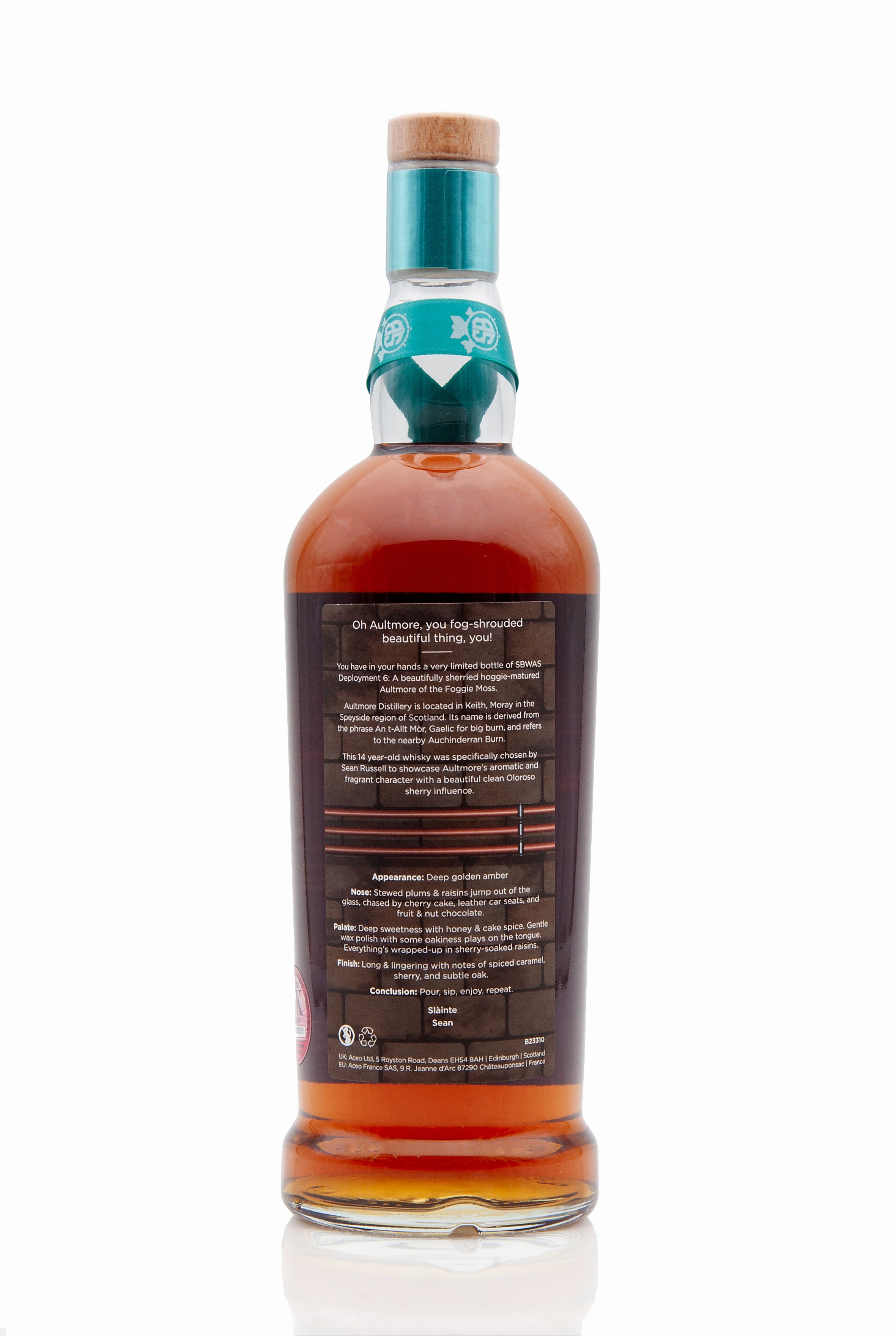 Aultmore 14 Year Old - 2009 | SBWAS Deployment 6 | Abbey Whisky