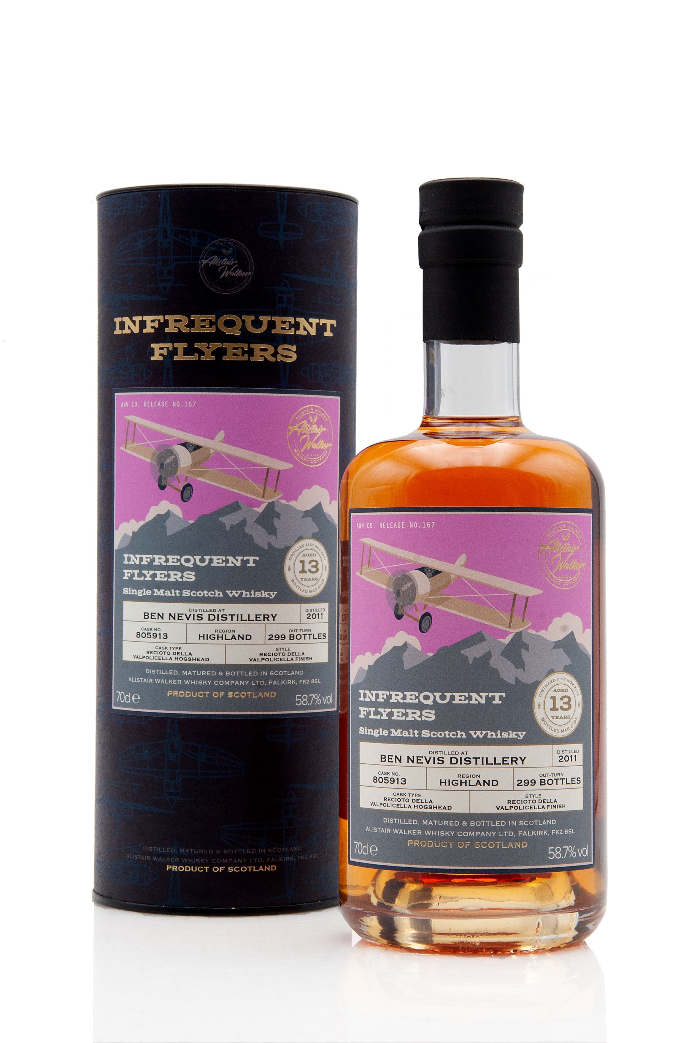 Ben Nevis 13 Year Old - 2011 | Cask 805913 | Infrequent Flyers Batch 18 | Abbey Whisky
