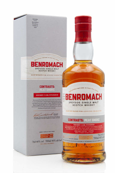 Benromach 2014 Contrasts: Peat Smoke Sherry Cask | Abbey Whisky