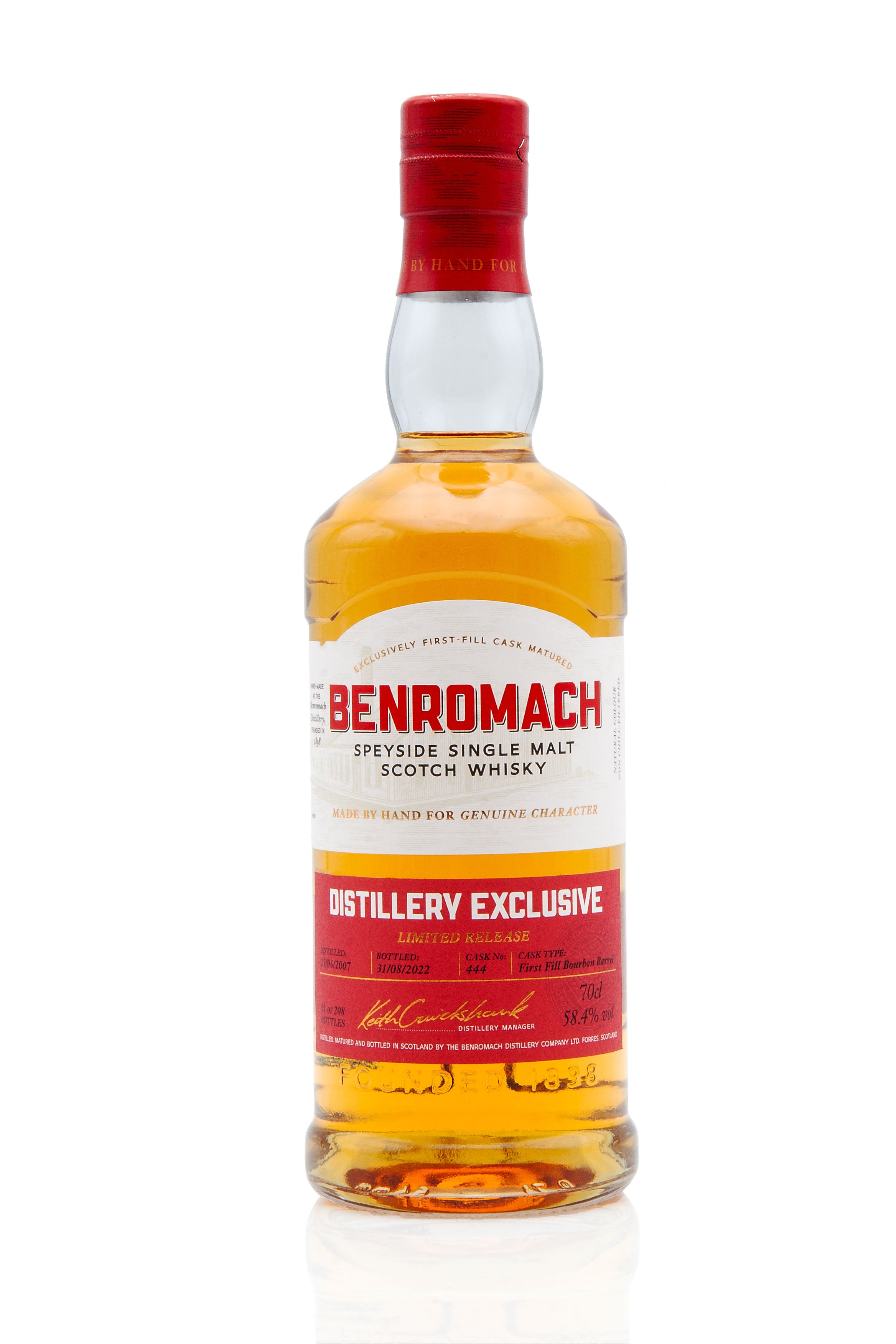 Benromach 15 Year Old - 2007 | Single Cask 444 | Distillery Exclusive | Abbey Whisky