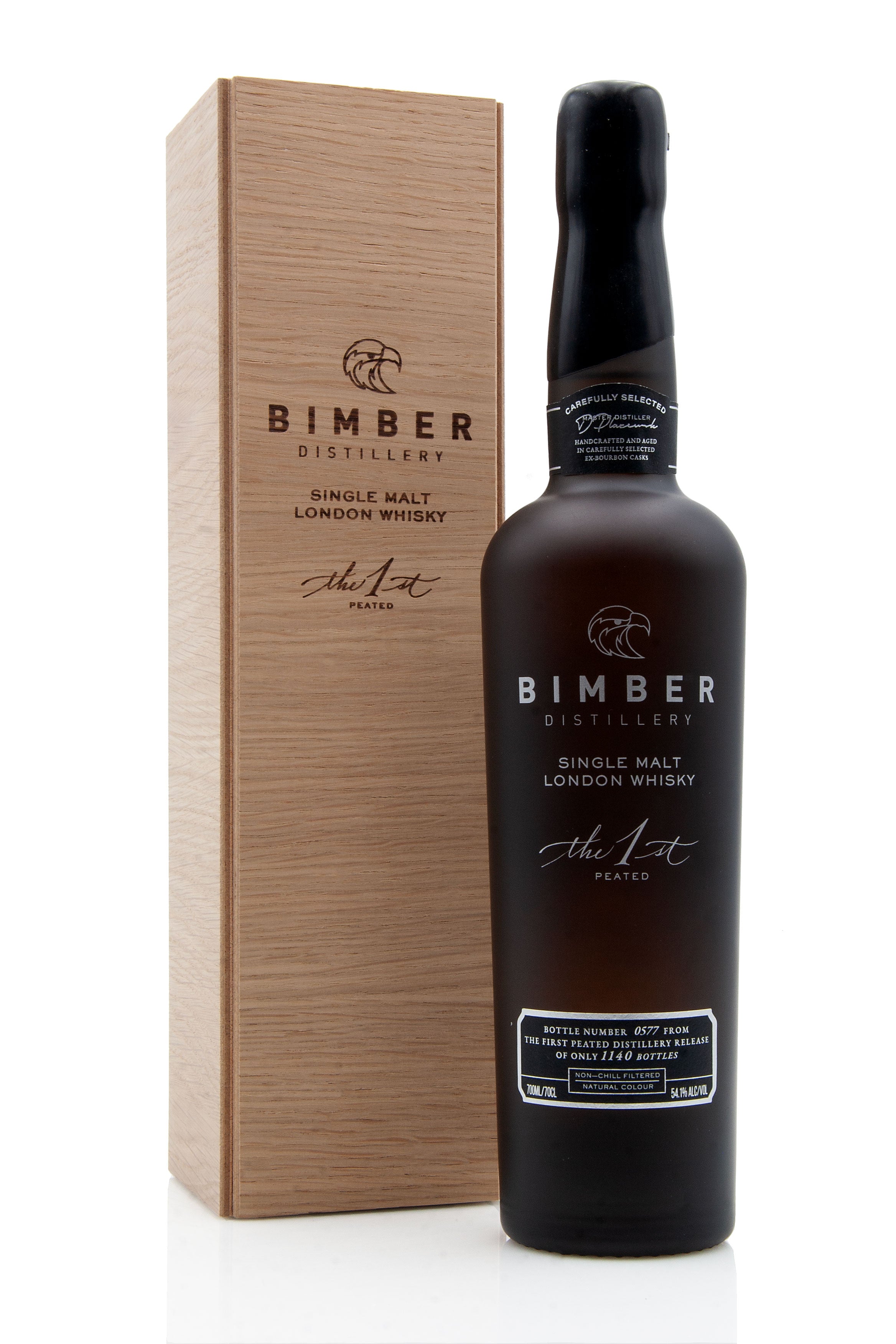 Bimber The 1st Peated | Single Malt London Whisky | English Whisky | Abbey Whisky