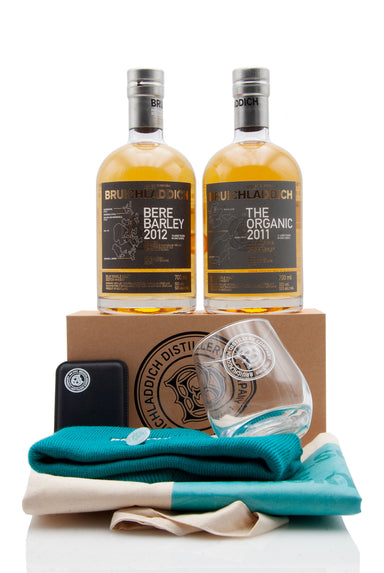 Bruichladdich Whisky Gift Bundle | Bere Barley | Organic | Abbey Whisky