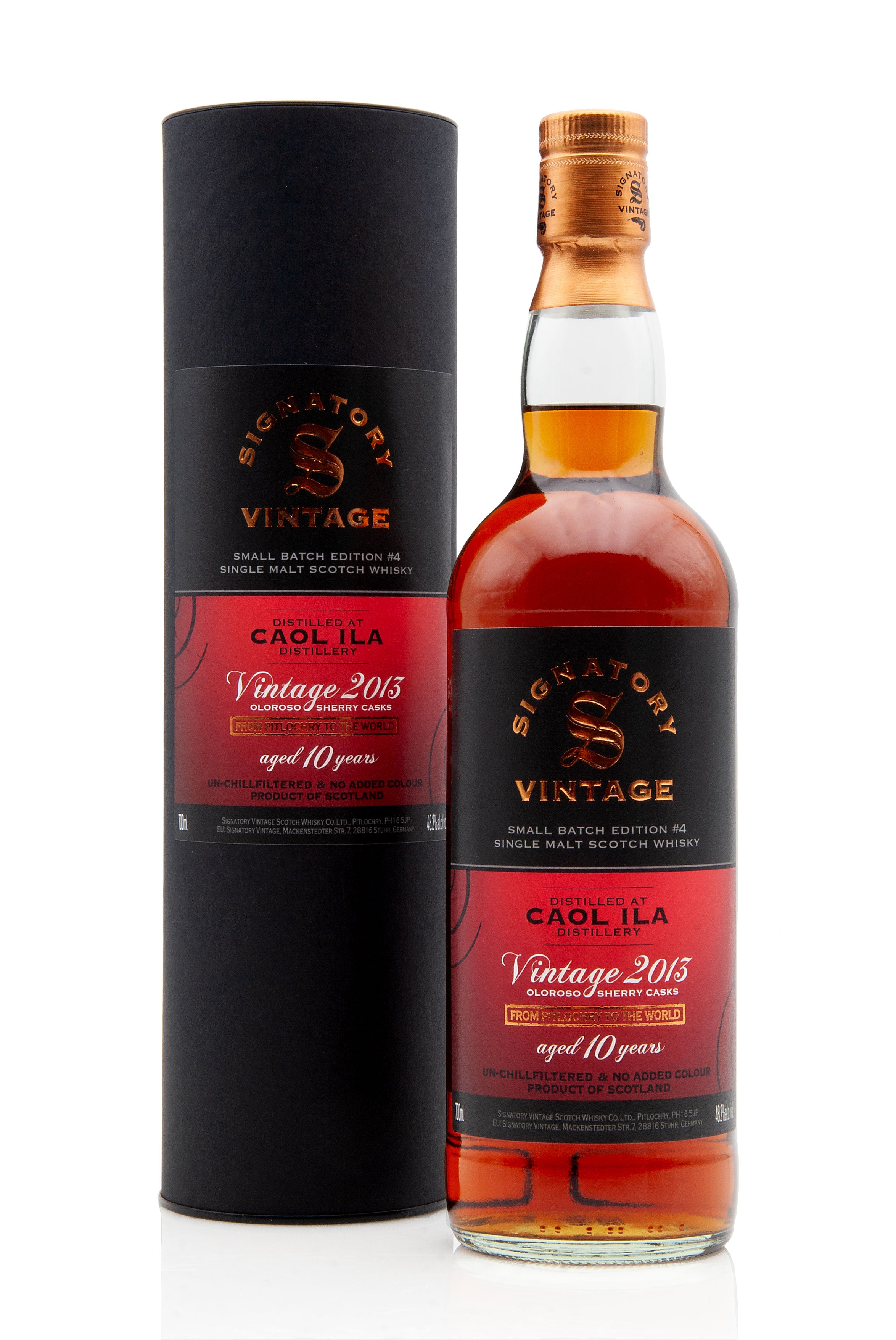 Caol Ila 10 Year Old - 2013 | Small Batch Edition #4 (Signatory) | Abbey Whisky