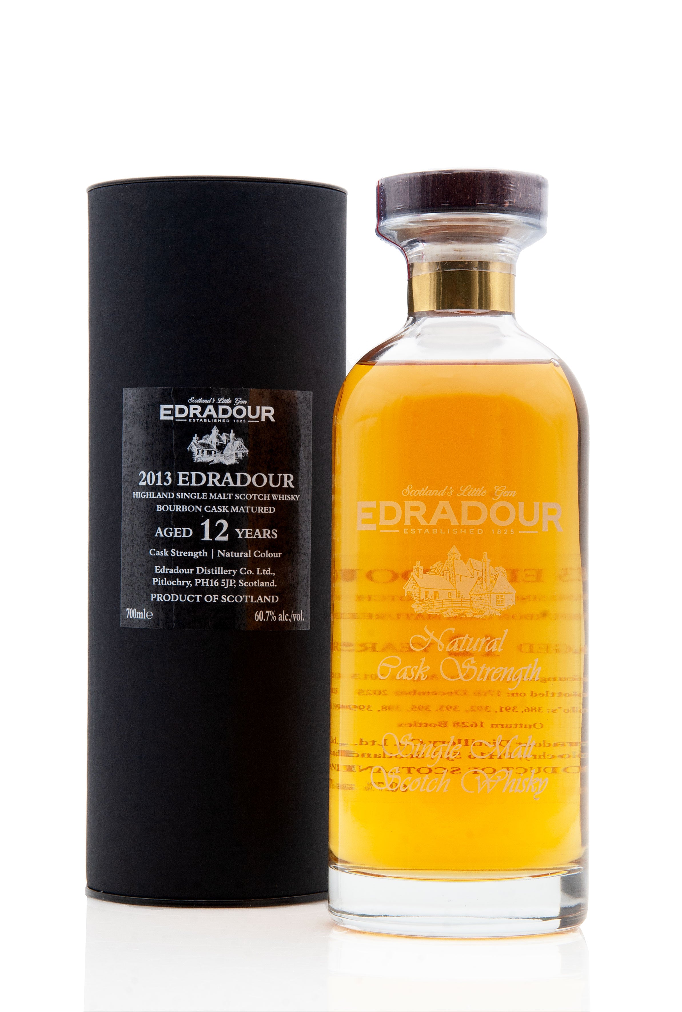 Edradour 12 Year Old 2013 | Bourbon Casks Ibisco Decanter (Signatory)