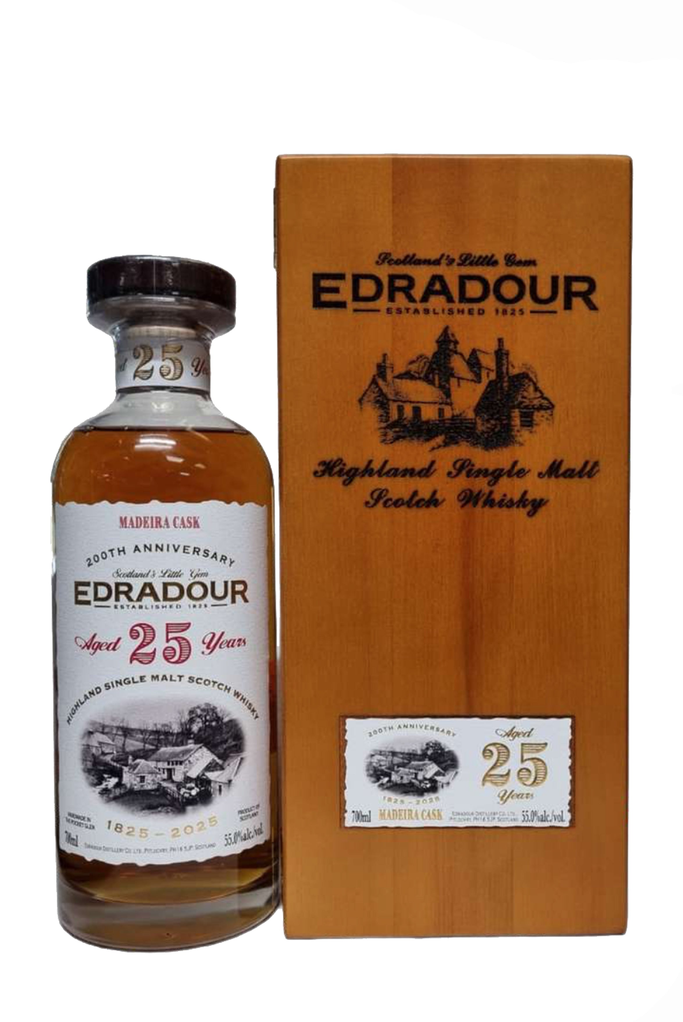 Edradour 25 Year Old - 1999 | Madeira Cask #901 | 200th Anniversary