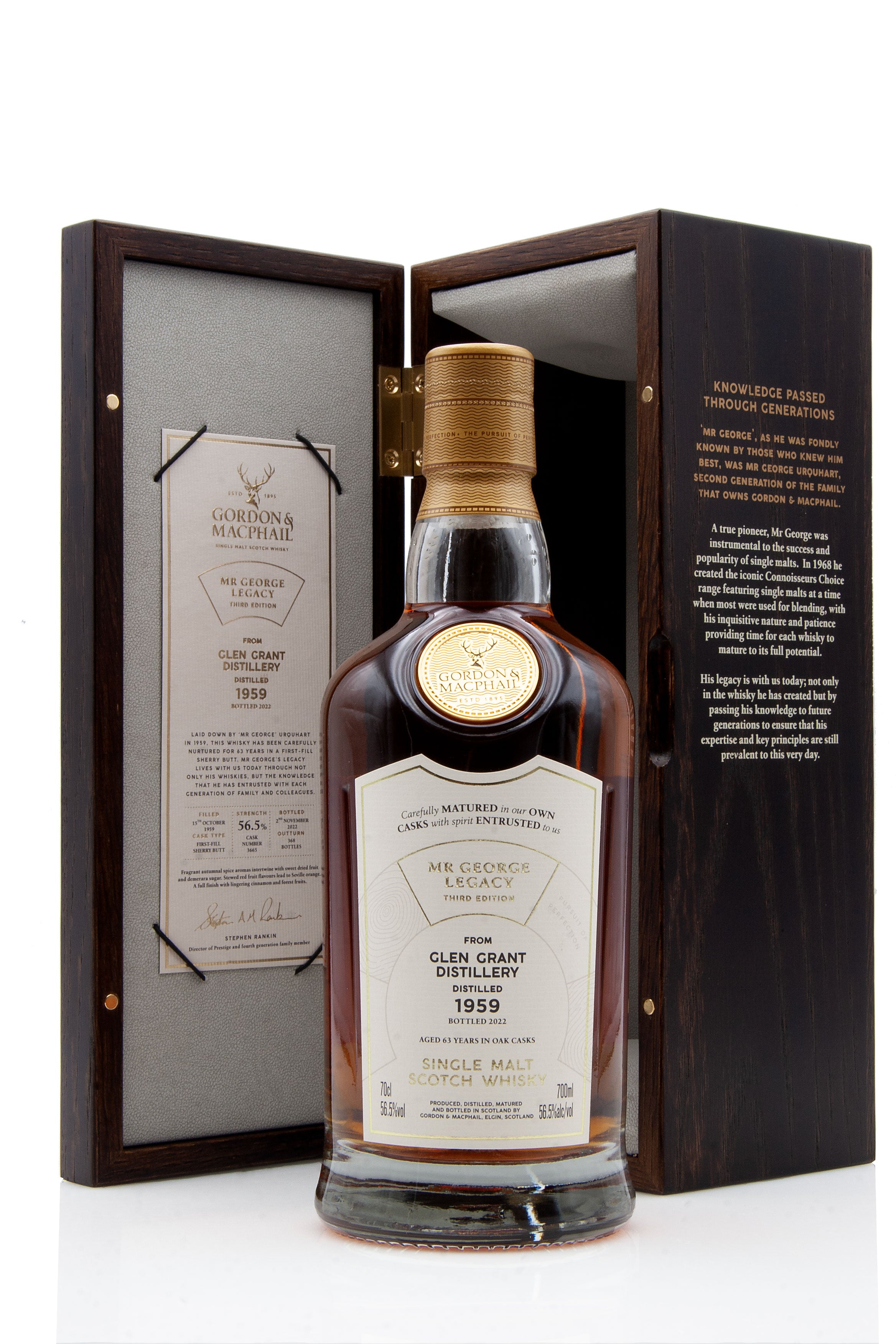 Glen Grant 63 Year Old - 1959 | Cask 3665 | Mr George Legacy Third Edition