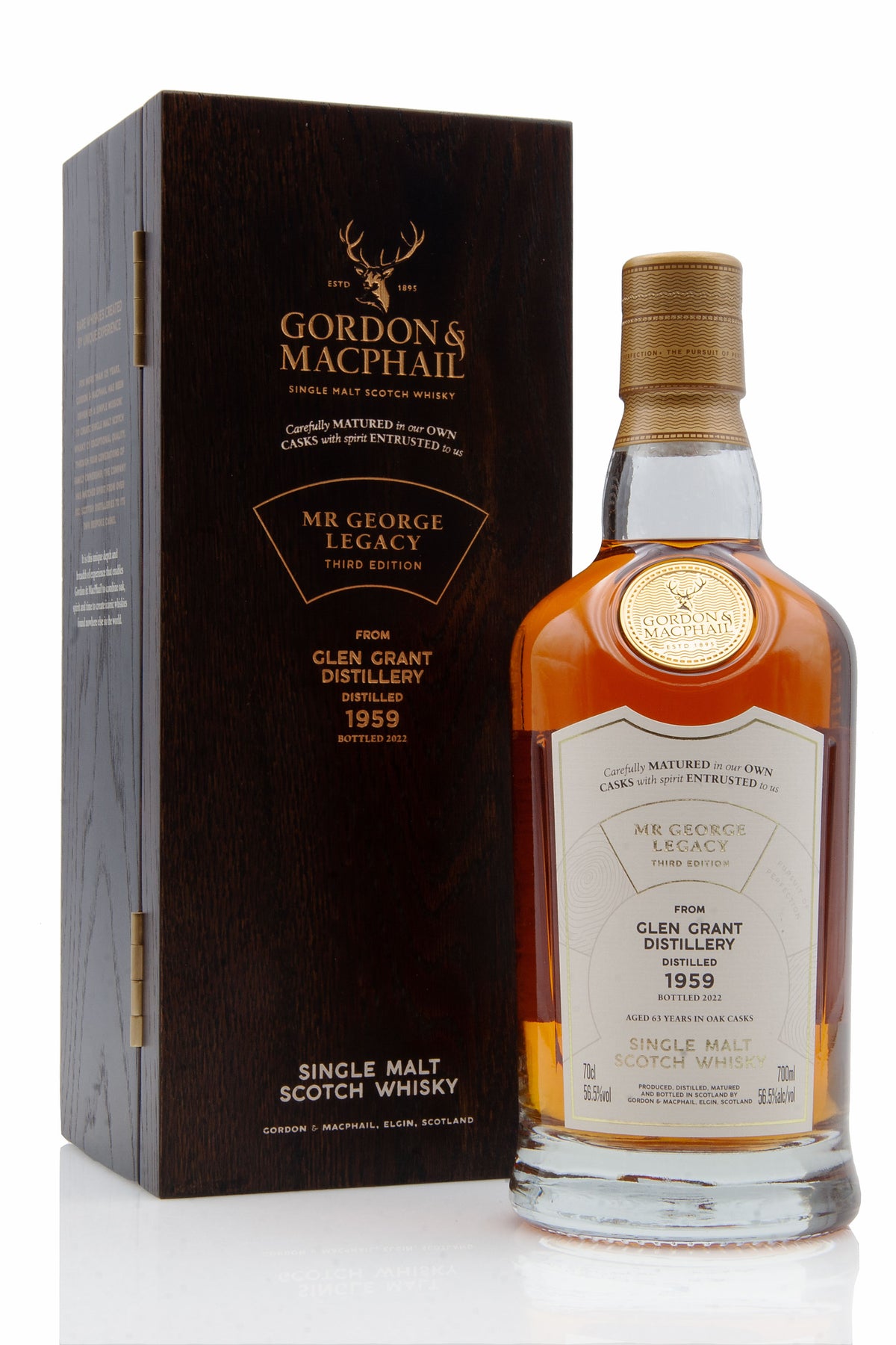 Glen Grant 1959 Mr George Legacy 3rd Edition | Cask 3665 | 63 Year Old ...