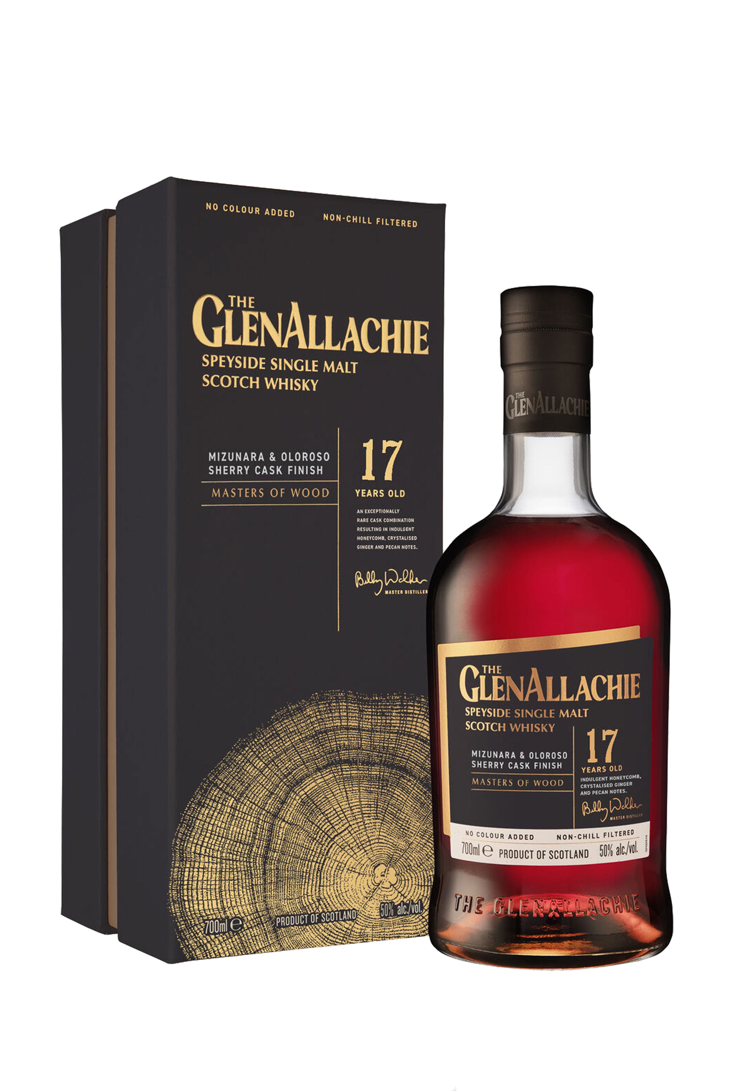 GlenAllachie 17 Year Old Mizunara & Oloroso Masters of Wood Whisky