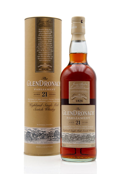 The GlenDronach 21 Year Old - Parliament | Highland Scotch Whisky | Abbey Whisky