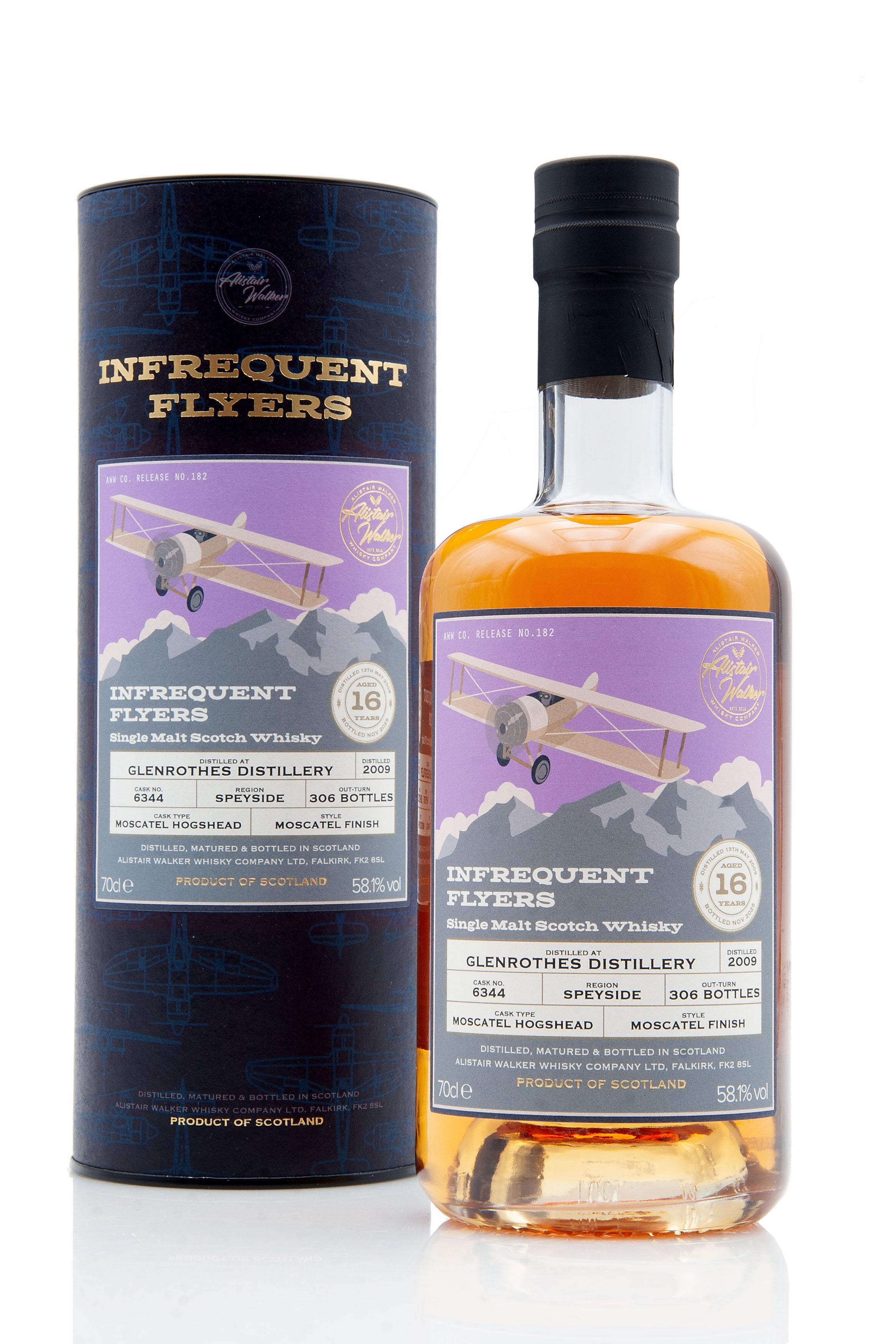 Glenrothes 16 Year Old - 2009 | Cask 6344 | Infrequent Flyers Batch 20 | Abbey Whisky