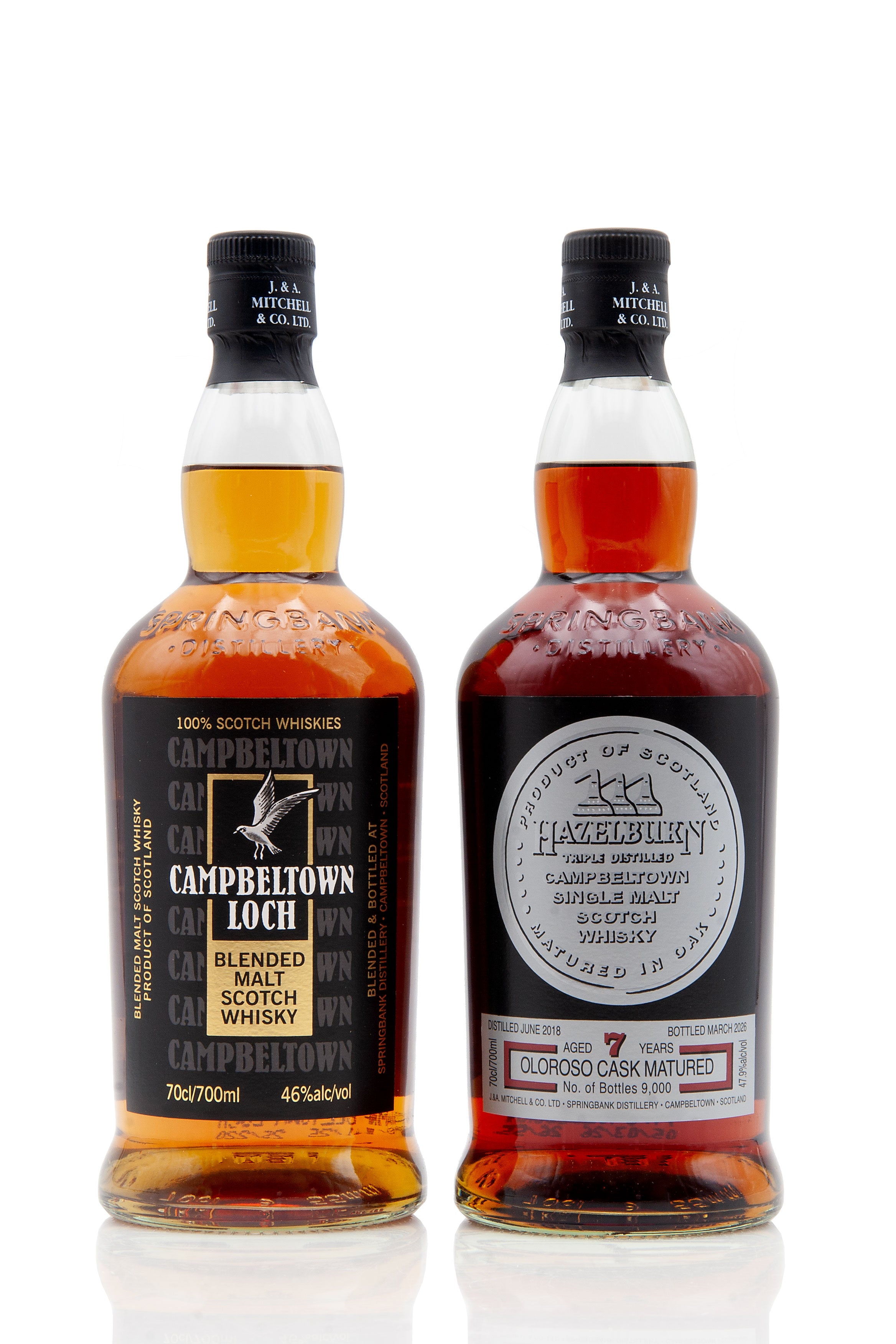 Hazelburn 7 Year Old Oloroso + Campbeltown Loch