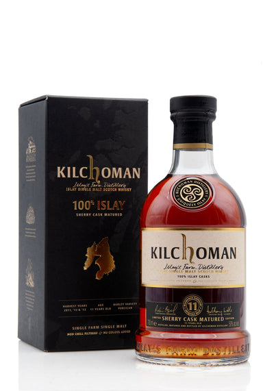 Kilchoman 100% Islay - 11 Year Old Sherry Cask Matured | Abbey Whisky