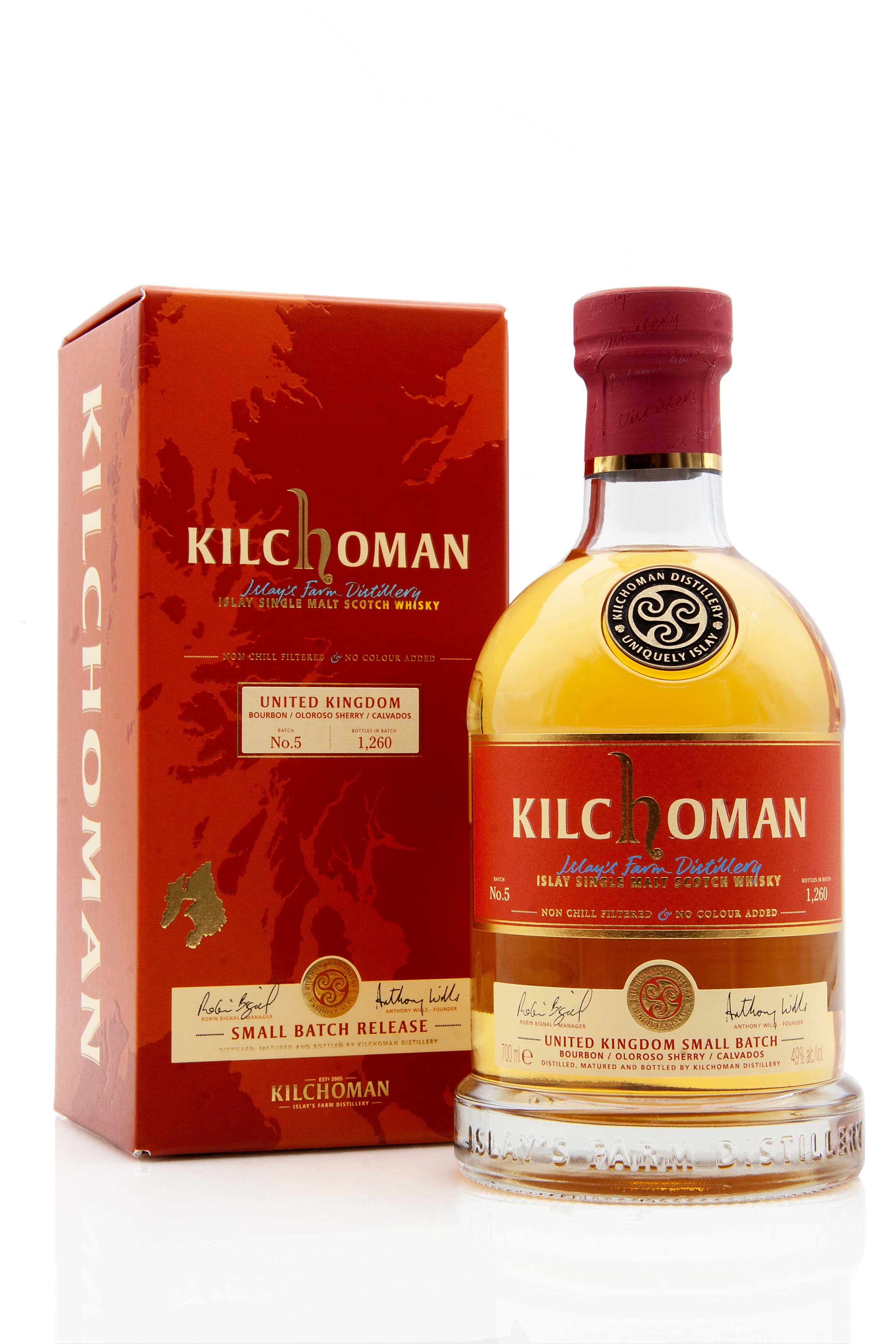 Kilchoman Small Batch Release No.5 | Calvados Cask Islay Whisky | Abbey Whisky