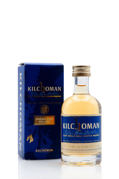 Kilchoman Spring 2010 Release - 5cl Miniature | Islay Scotch Whisky | Abbey Whisky