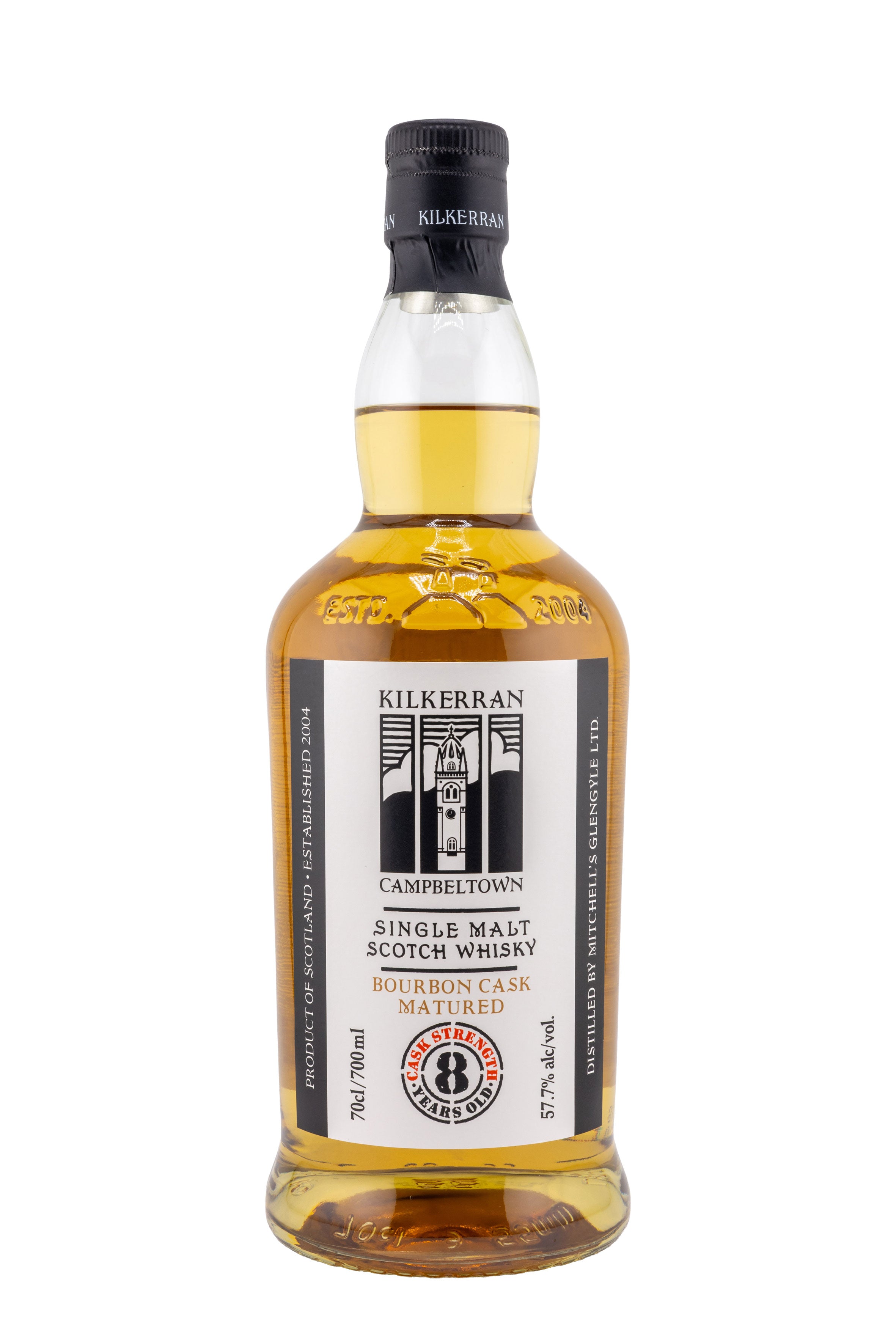 Kilkerran 8 Year Old Cask Strength - 57.7% (Bourbon) | Abbey Whisky