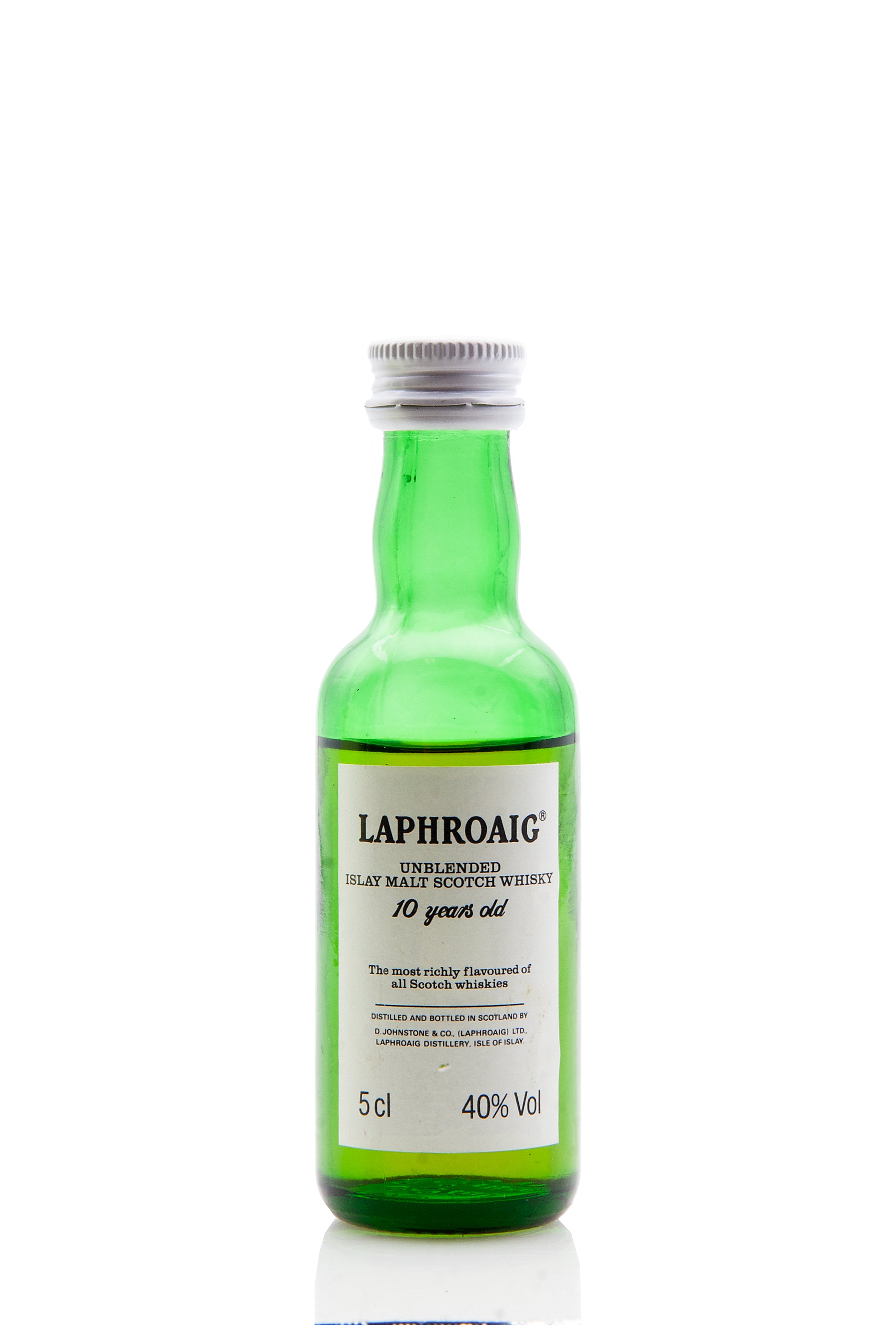 Laphroaig 10 Year Old Unblended Miniature | Abbey Whisky
